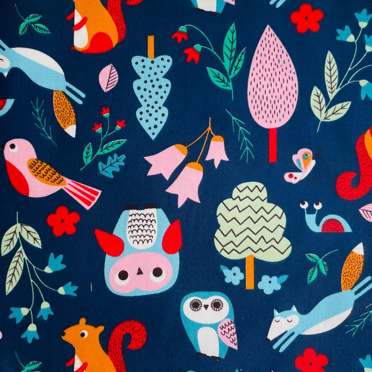 42pcs Cotton Precuts Fabric Squares Charm Packs 5 inch(Jungle)