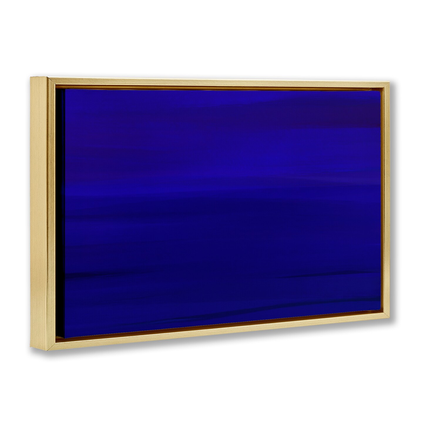 Stupell Industries Deep Blue Abstract Floating Frame, design by Atelier Posters