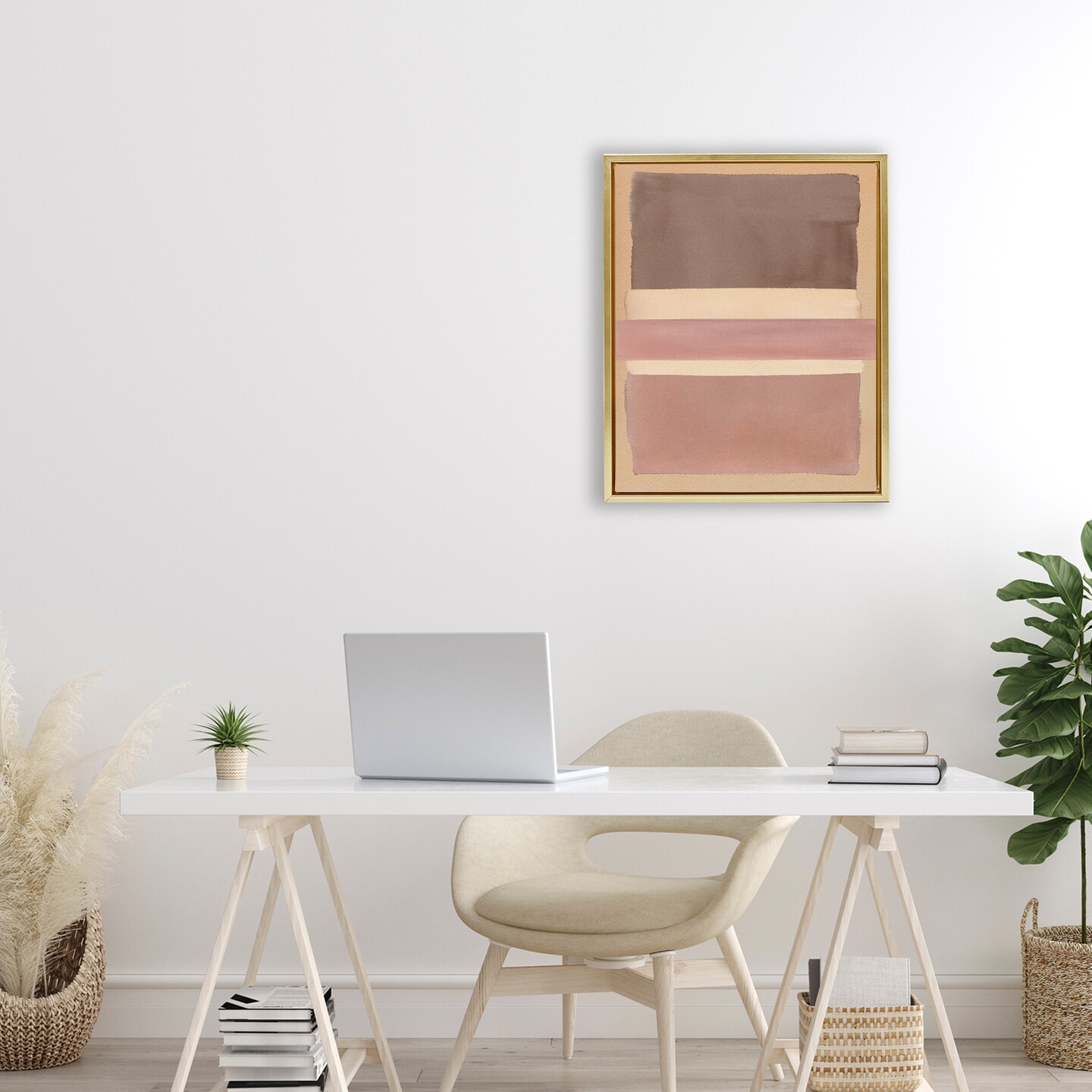 Stupell Industries Fun with Neutral Hues Floating Frame, design by Nina Jacobs