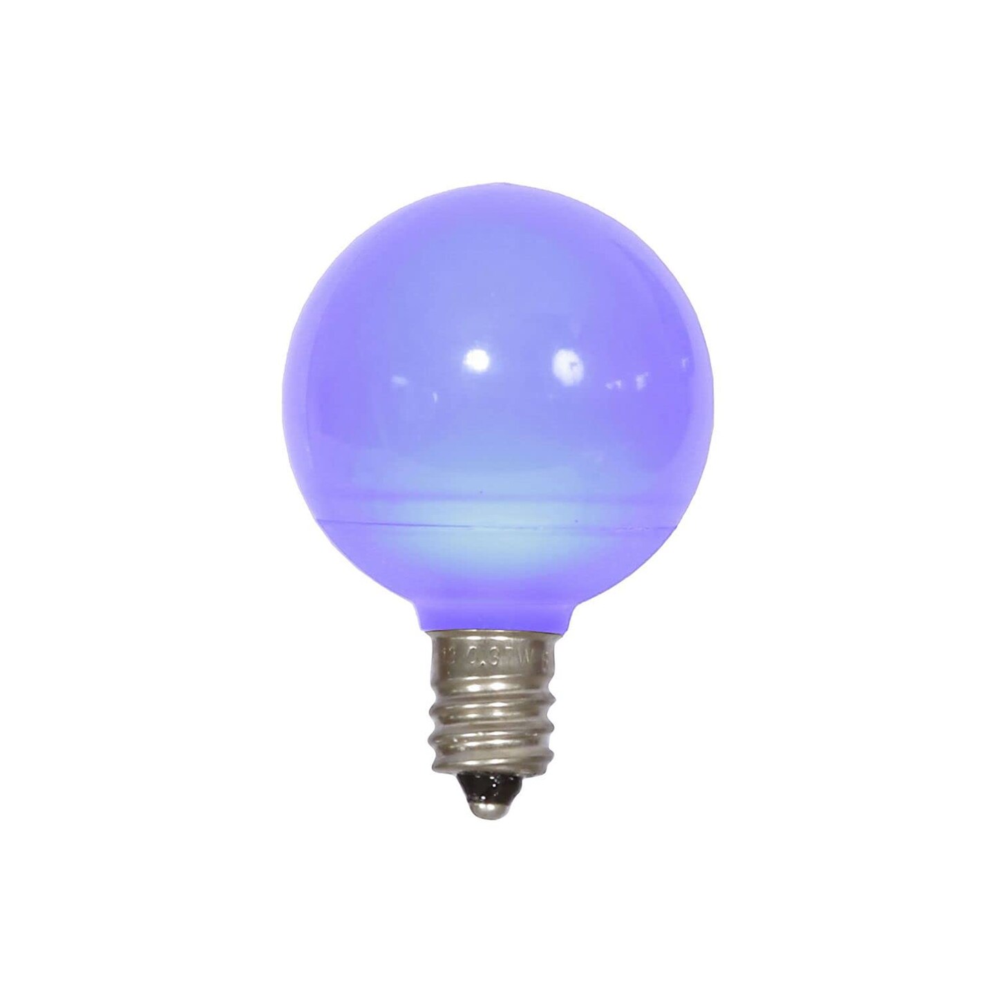 Vickerman G40 Blue Ceramic LEDBulb E12 .96W 25/Box - XLEDCG42-25