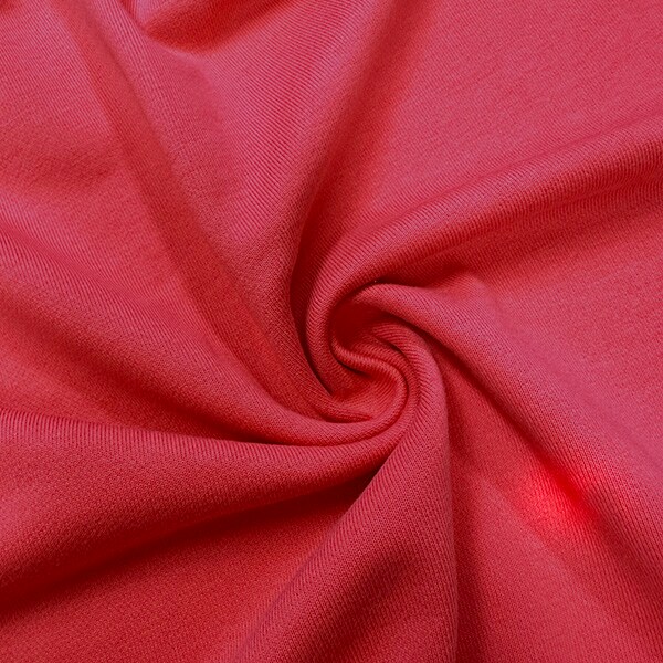 Hot Pink French Terry Knit Fabric By the Yard