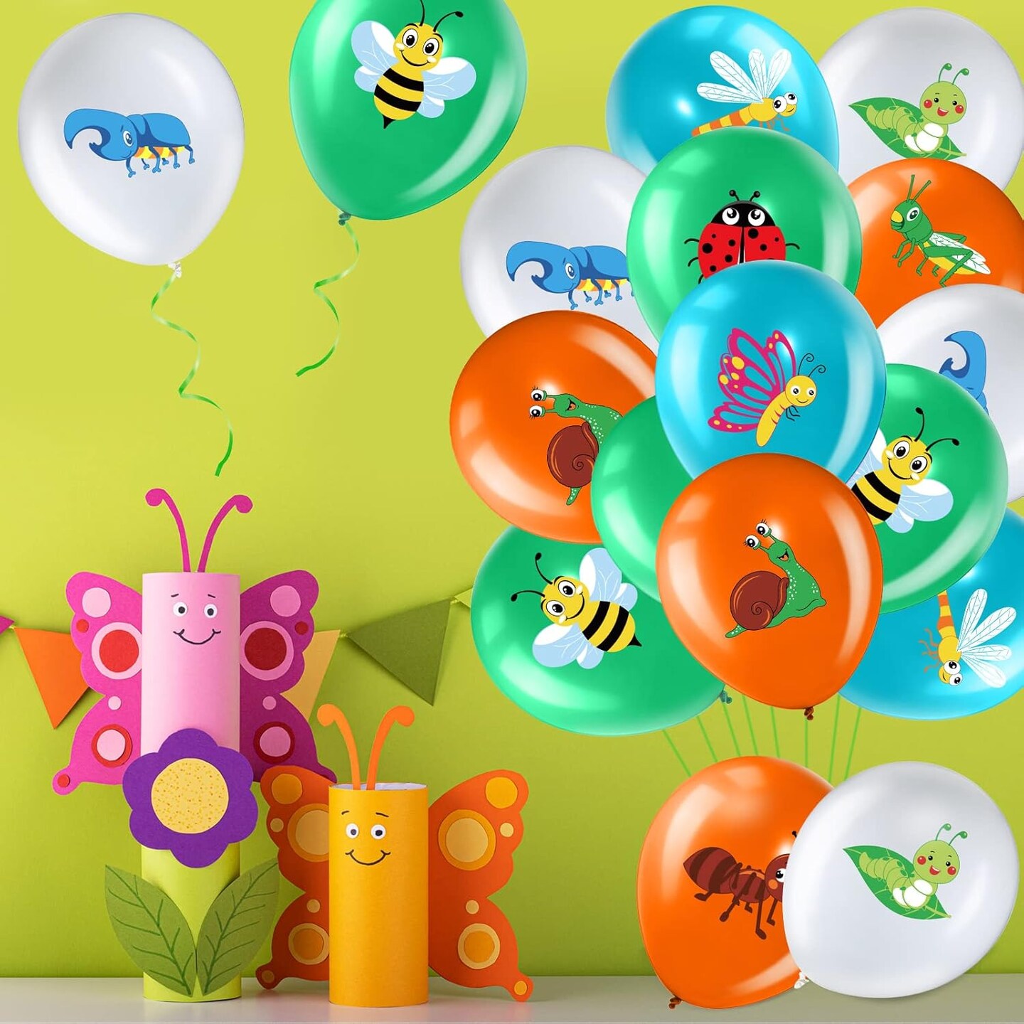 12 Inch Reptile Birthday Party Latex Balloon(green)