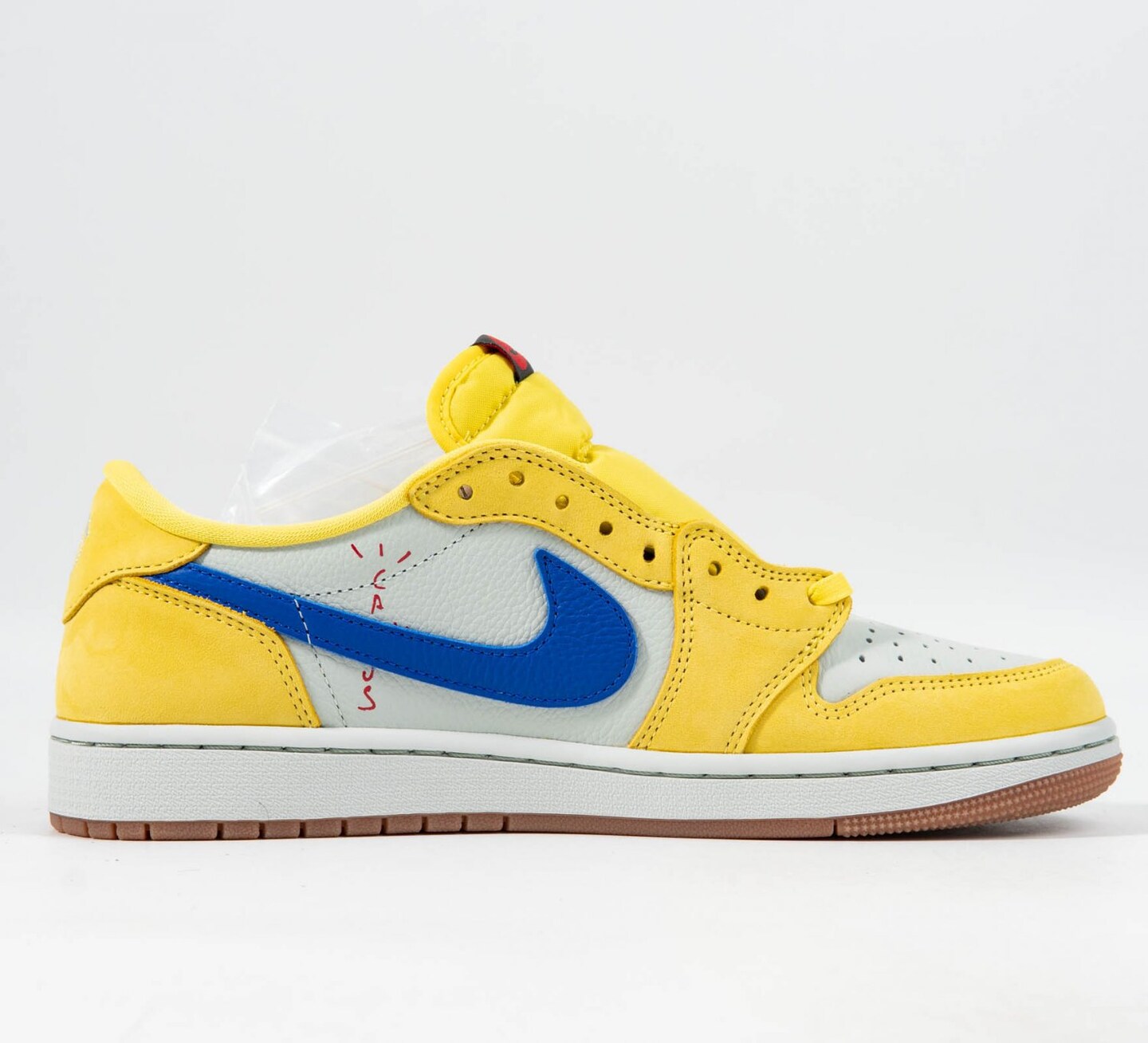 Air Jordan 1 Retro Low OG SP Travis Scott Canary Shoes