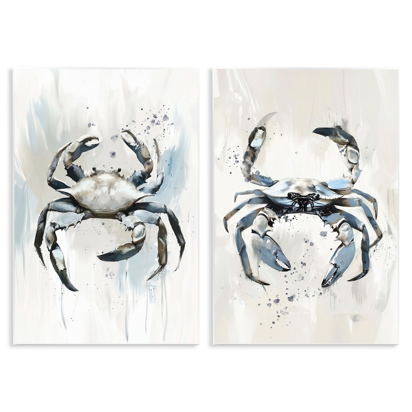 Stupell Industries Kingdom Of Crabs Illustrations 2pc Wall Plaque Set, design by Ramona Murdock