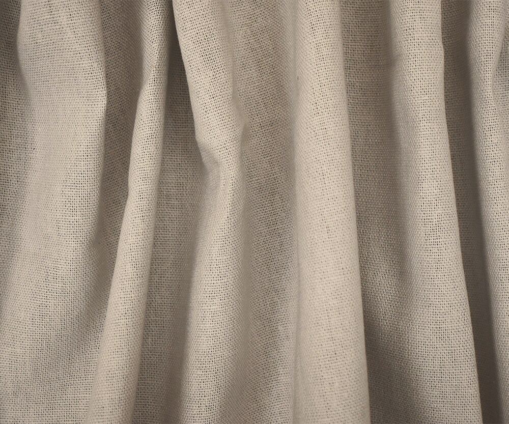 Light Gray Solid Linen Woven Shirting Fabric By the Yard