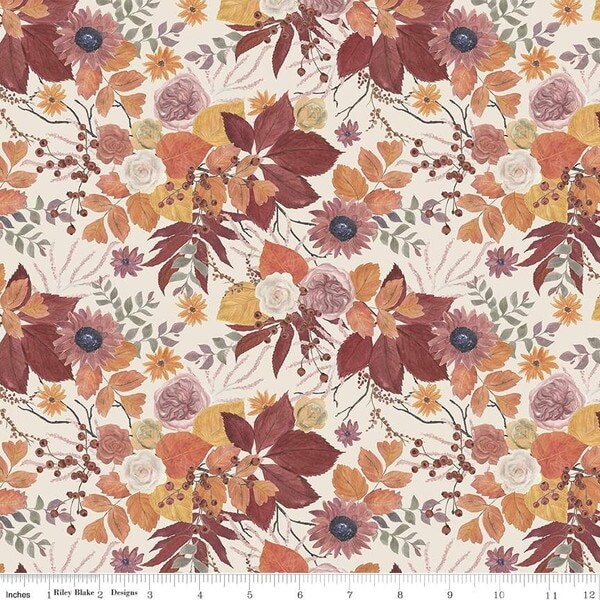 Main in Cream (cd16740-cream) | Evening on the Prairie | Modern Prairie | Riley Blake