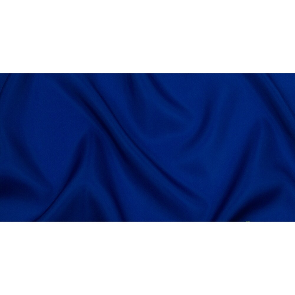 1 Yard Mazarine Blue Premium Silk Satin Face Organza Fabric for Evening Gowns and Dresses 54" Width