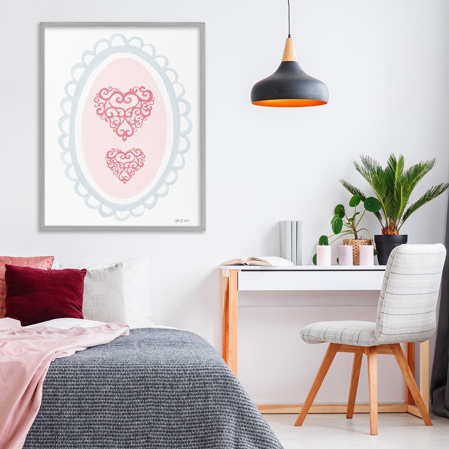 Stupell Industries Feminine Coquette Keepsake Framed Giclee, design by Yvette St. Amant