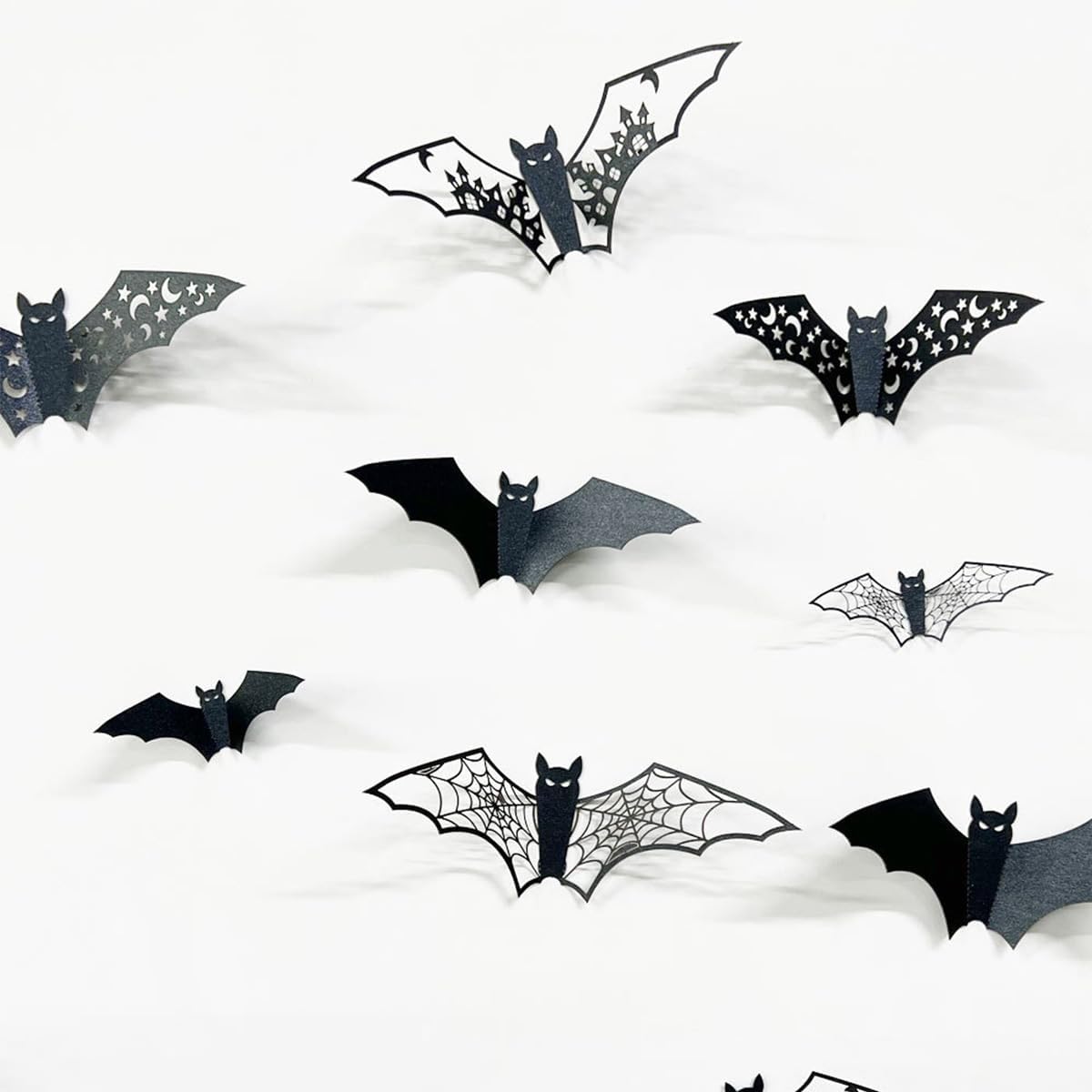 24Pcs Halloween Bats Halloween Decoration