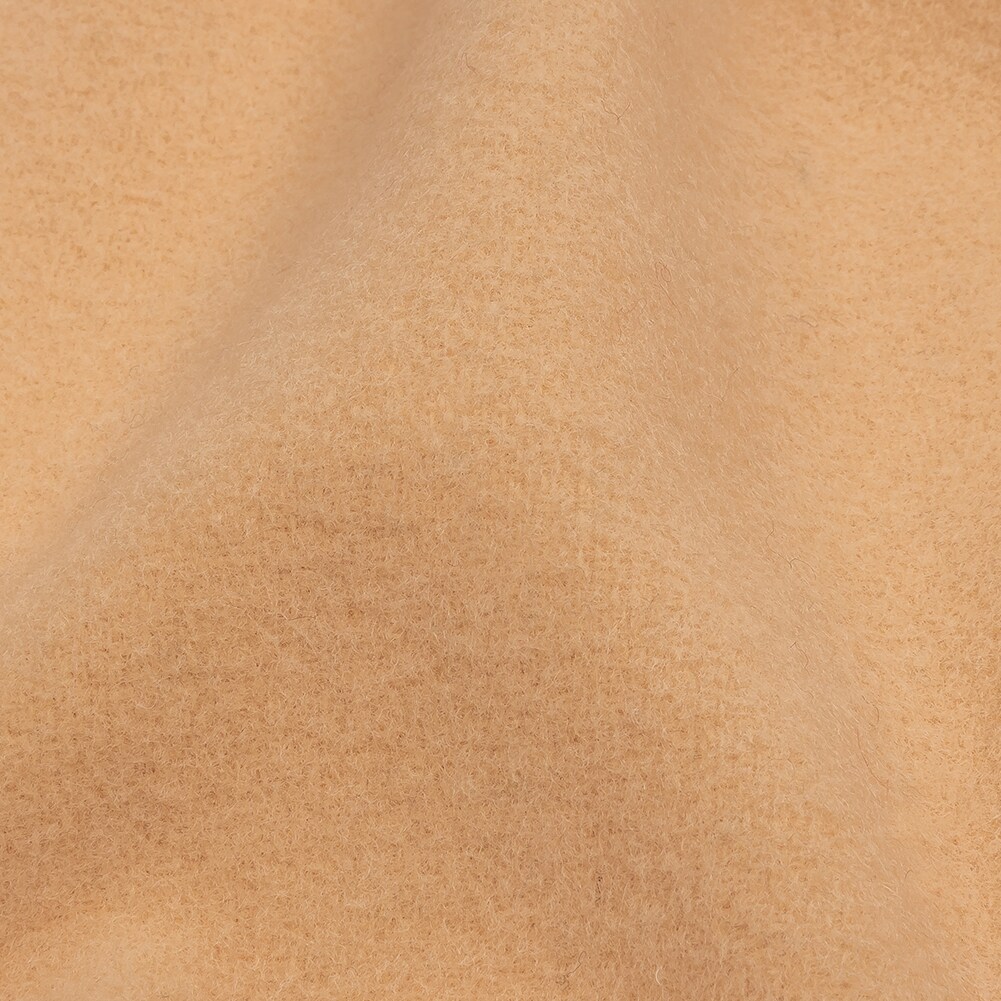 1 Yard Italian Beige Wool and Cashmere Coating Fabric Alberini Collection 60’’ Width
