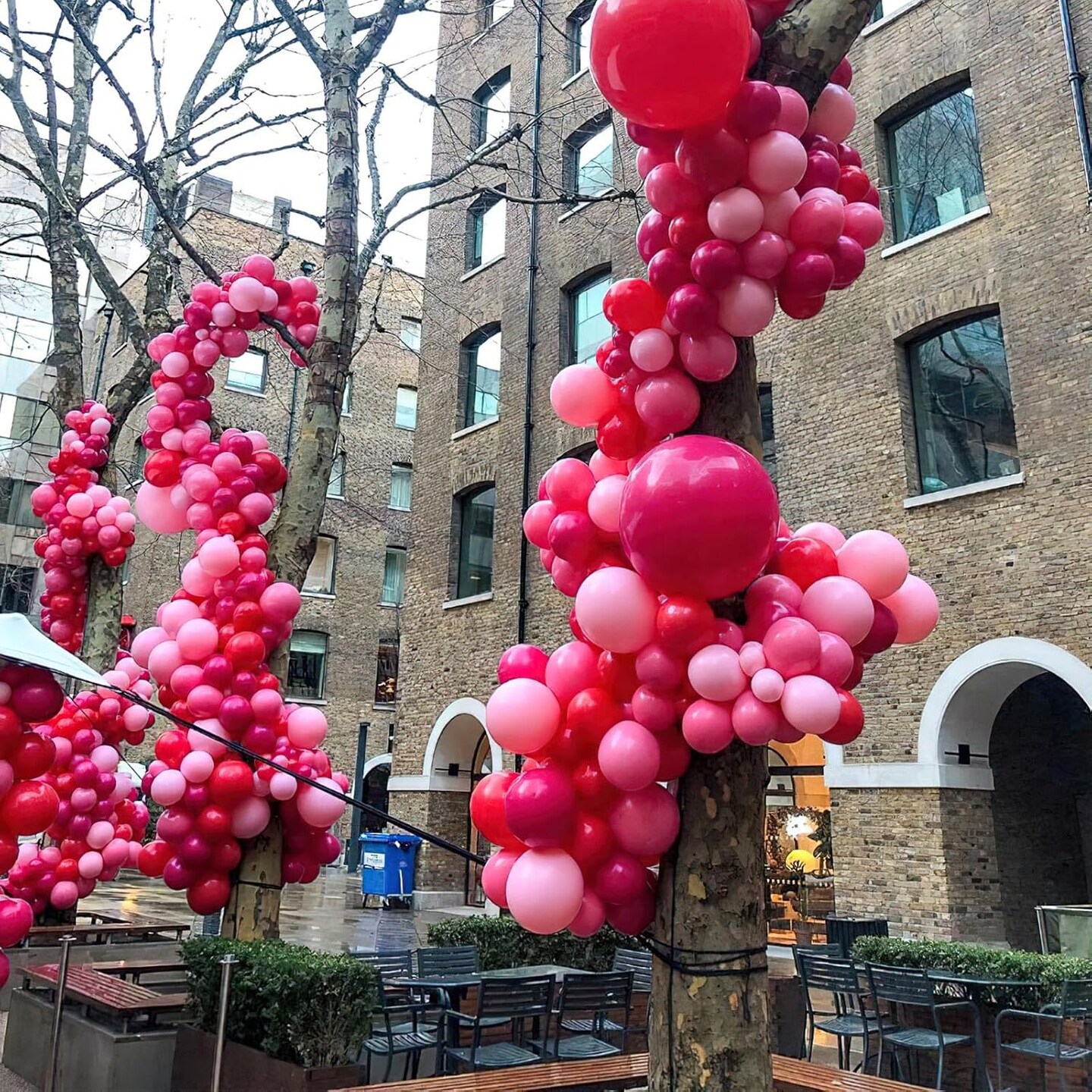 Hot Pink Balloons 100pcs 12 Inch Magenta Fuchsia Balloons for Baby Shower Gender Reveal Engagement Bachelorette Wedding Bridal Shower Anniversary Birthday Party Decorations Pink-Y12