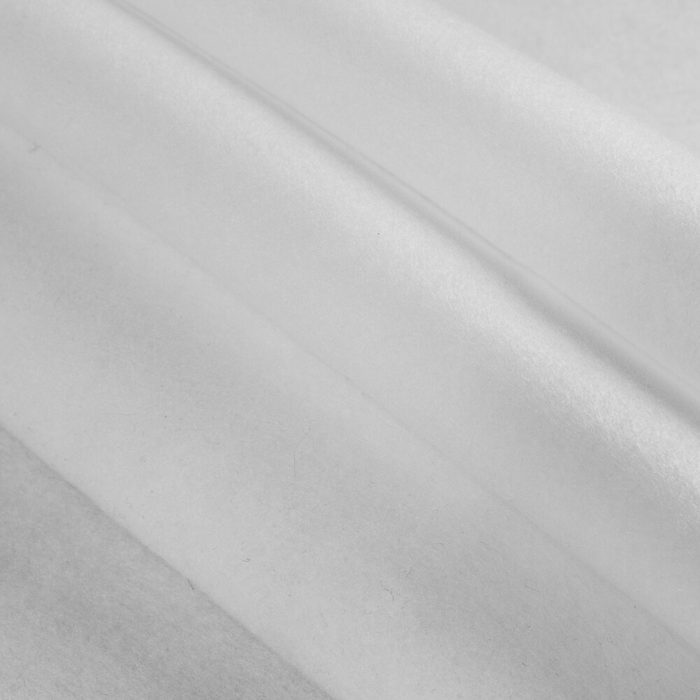 1 Yard Durable Acrylic Felt Fabric White Medium Heavyweight Solid Craft Material