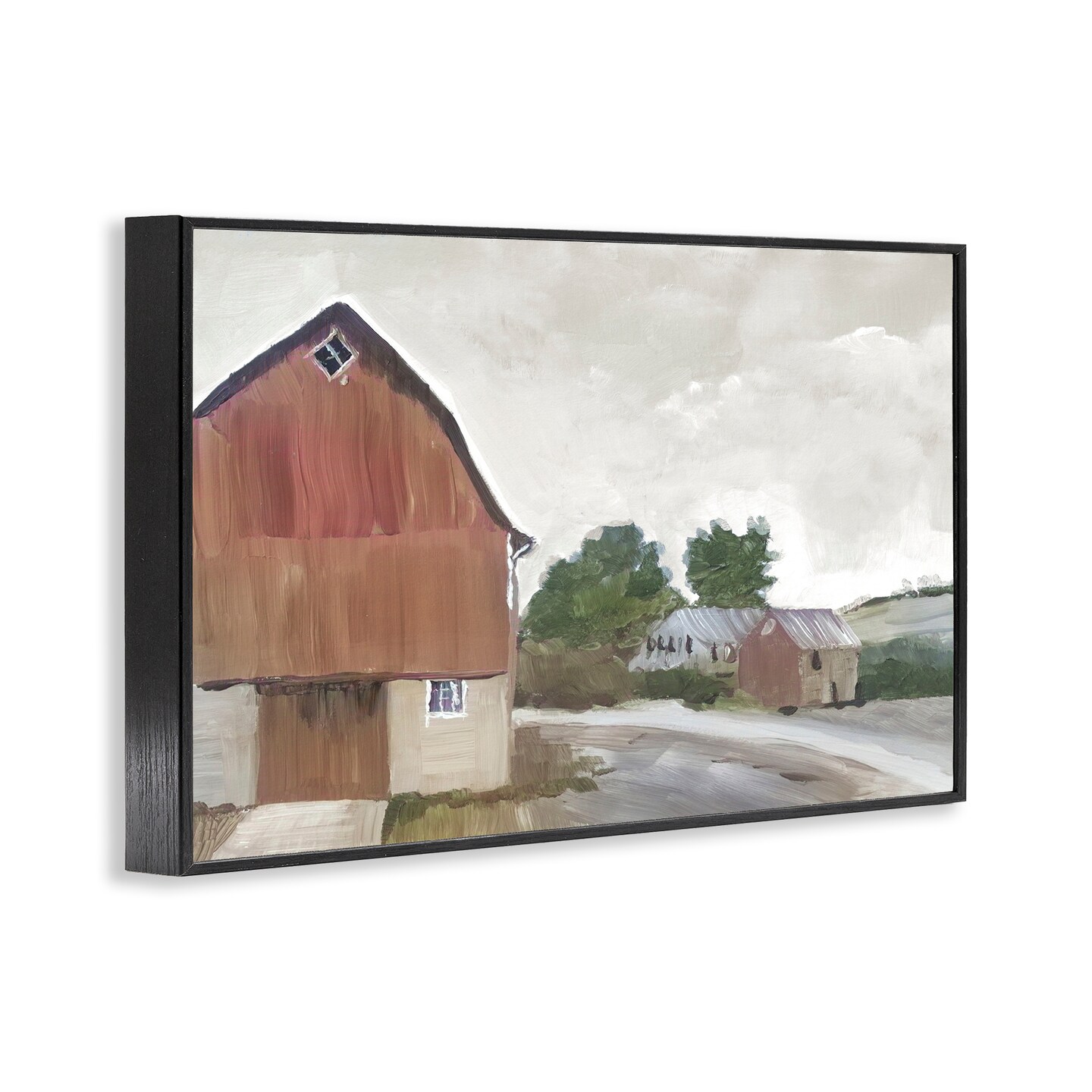 Stupell Industries Grace Farm Barn View Framed Giclee, design by Errico & Slyp
