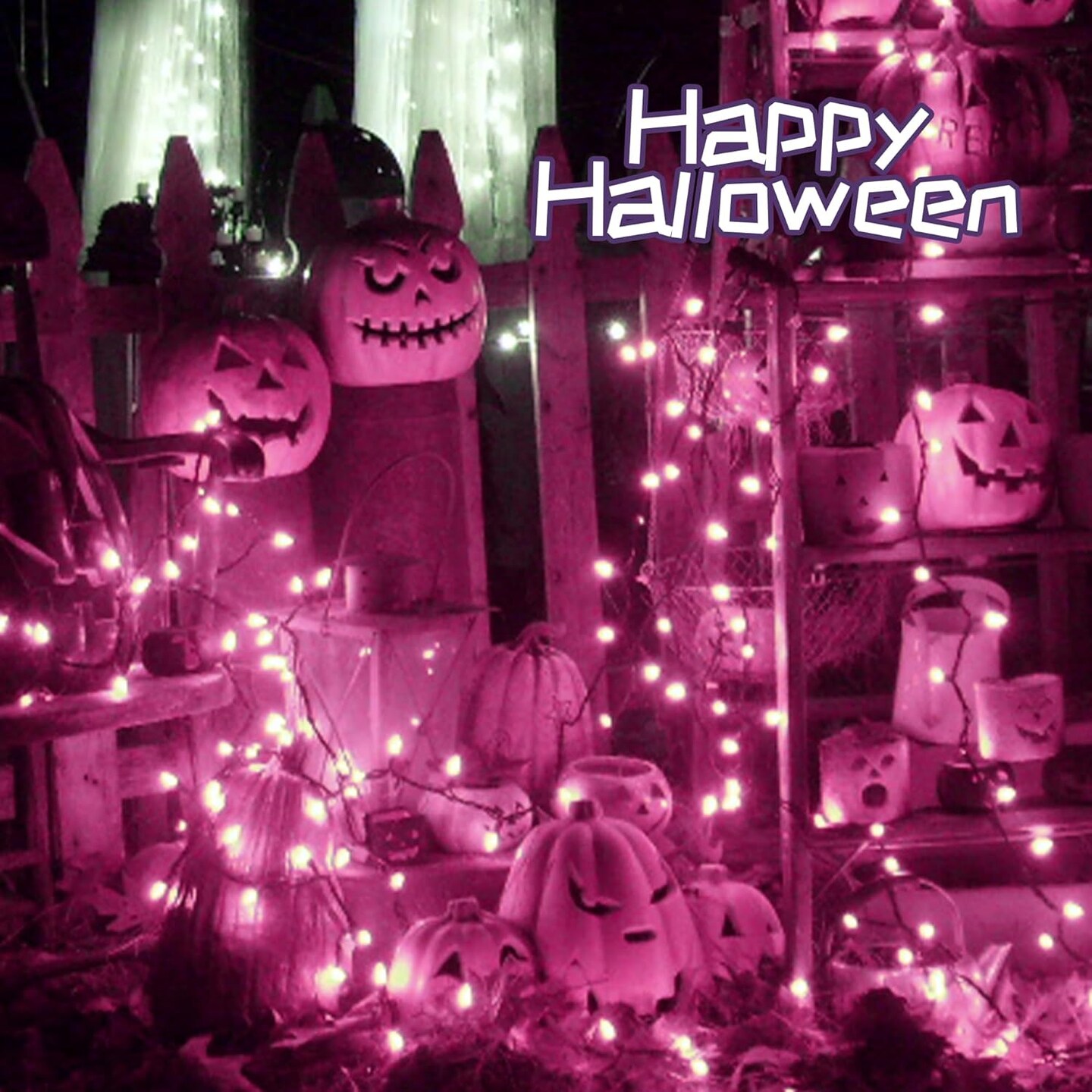 21ft Purple String Lights for Bedroom Halloween Decorations, 100 Purple String Lights (Purple)