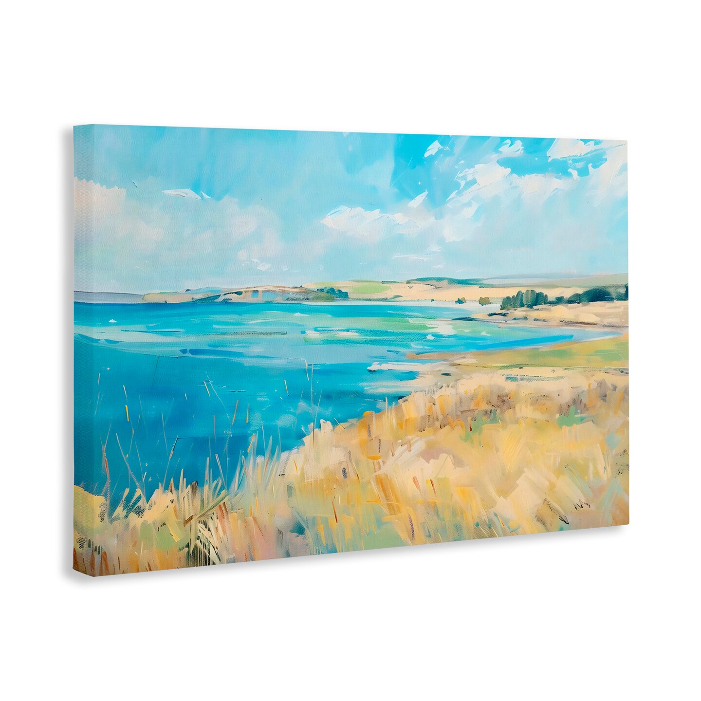 Stupell Industries Scenic Summer Shoreline Canvas, design by LSR Creative Studio