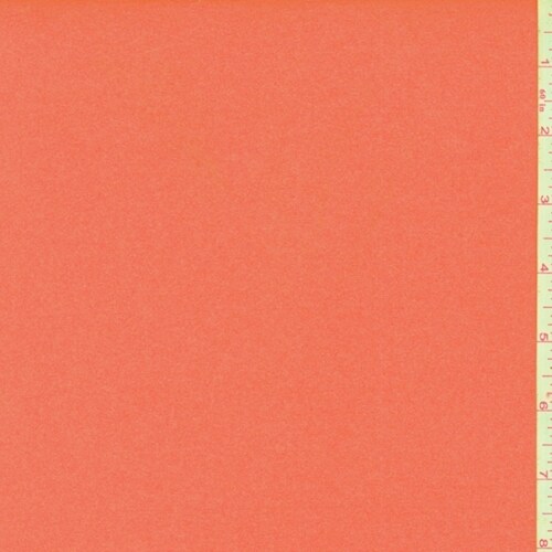 Clementine Orange Matte Jersey Knit Fabric By the Yard