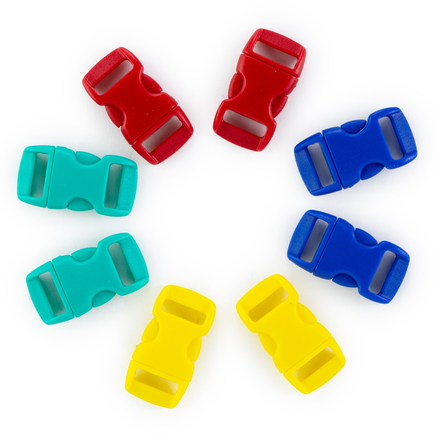 PRIMARY COLOR PARACORD BUCKLES-PRIMARY COLOR PARACORD BUCKLES