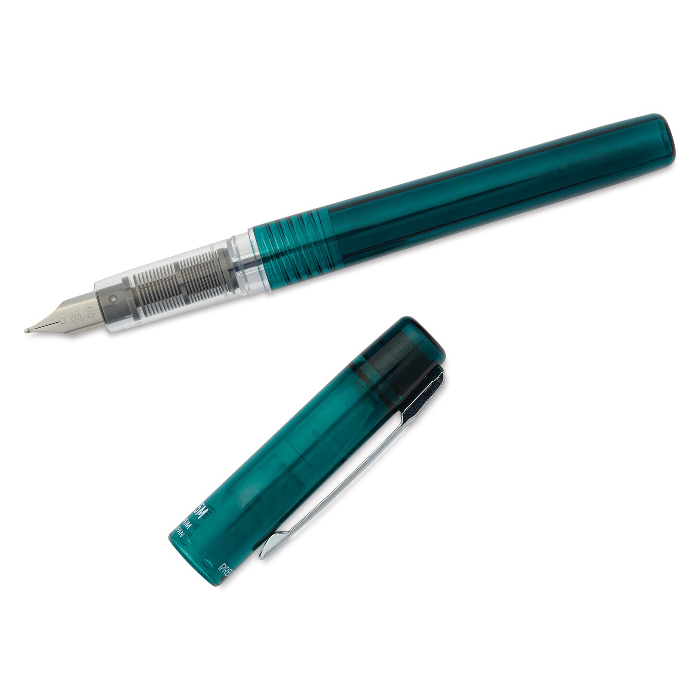 Platinum Prefounte Fountain Pen - Dark Emerald, Medium