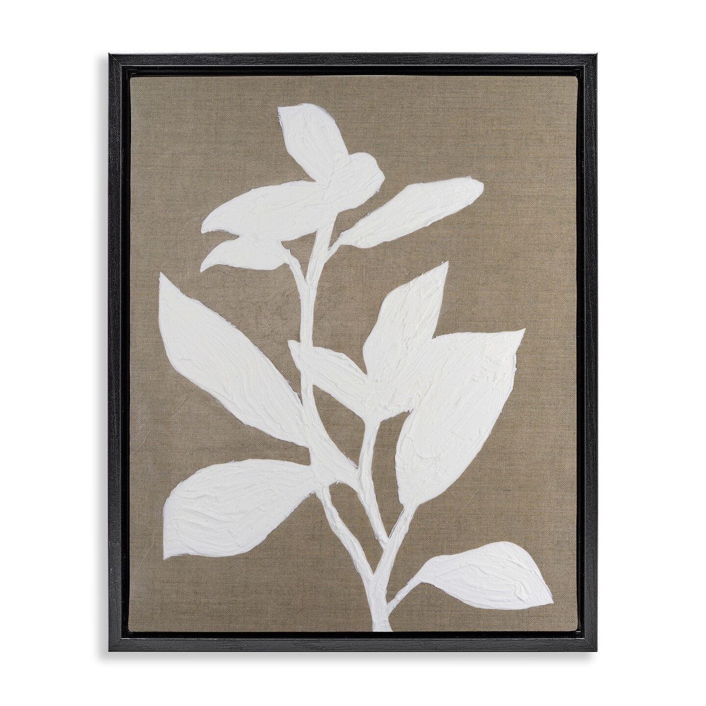 Stupell Industries Frosted Linen Floral Floating Frame, design by Vanna Lam