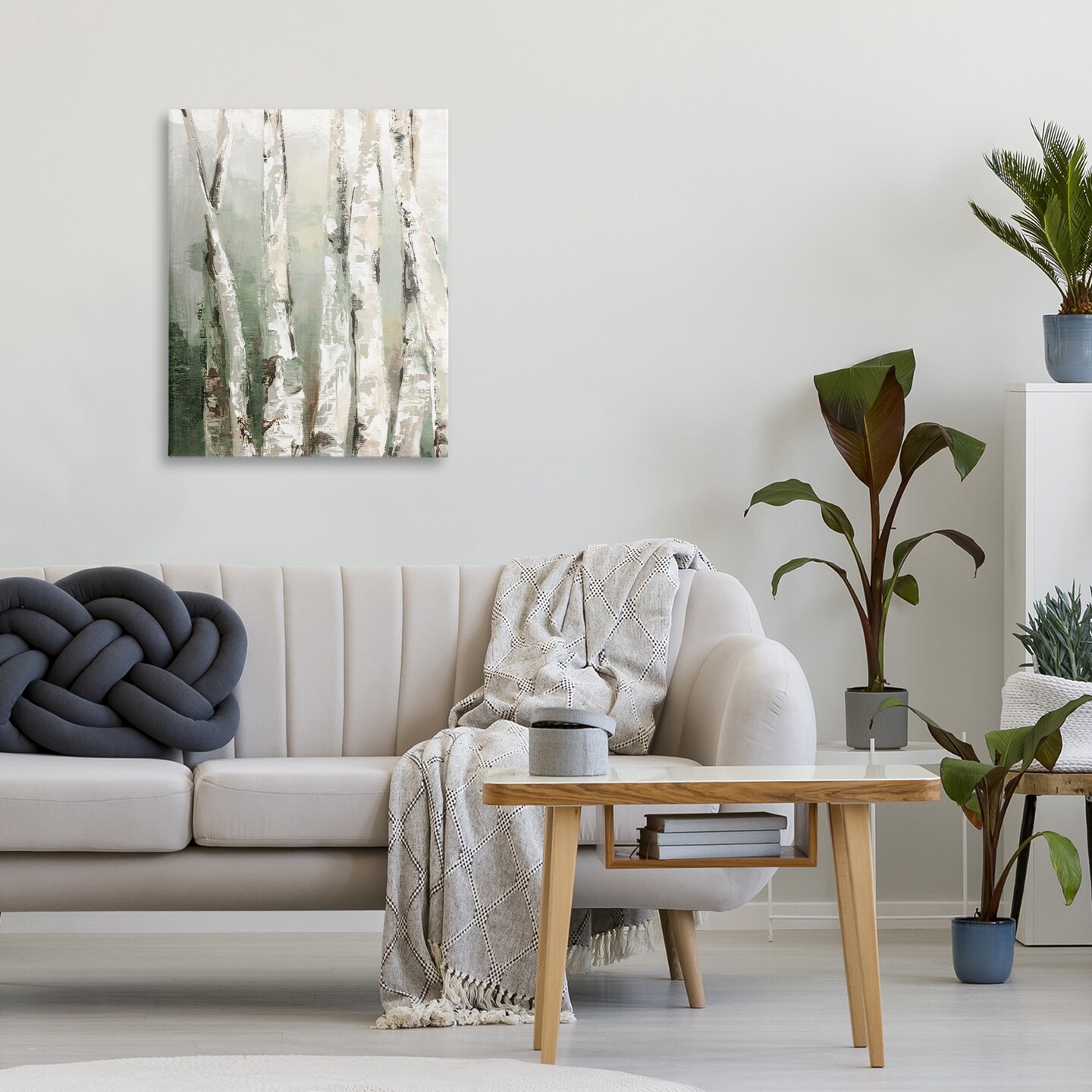 Stupell Industries Birch Green Forest Canvas, design by Luna Mavis