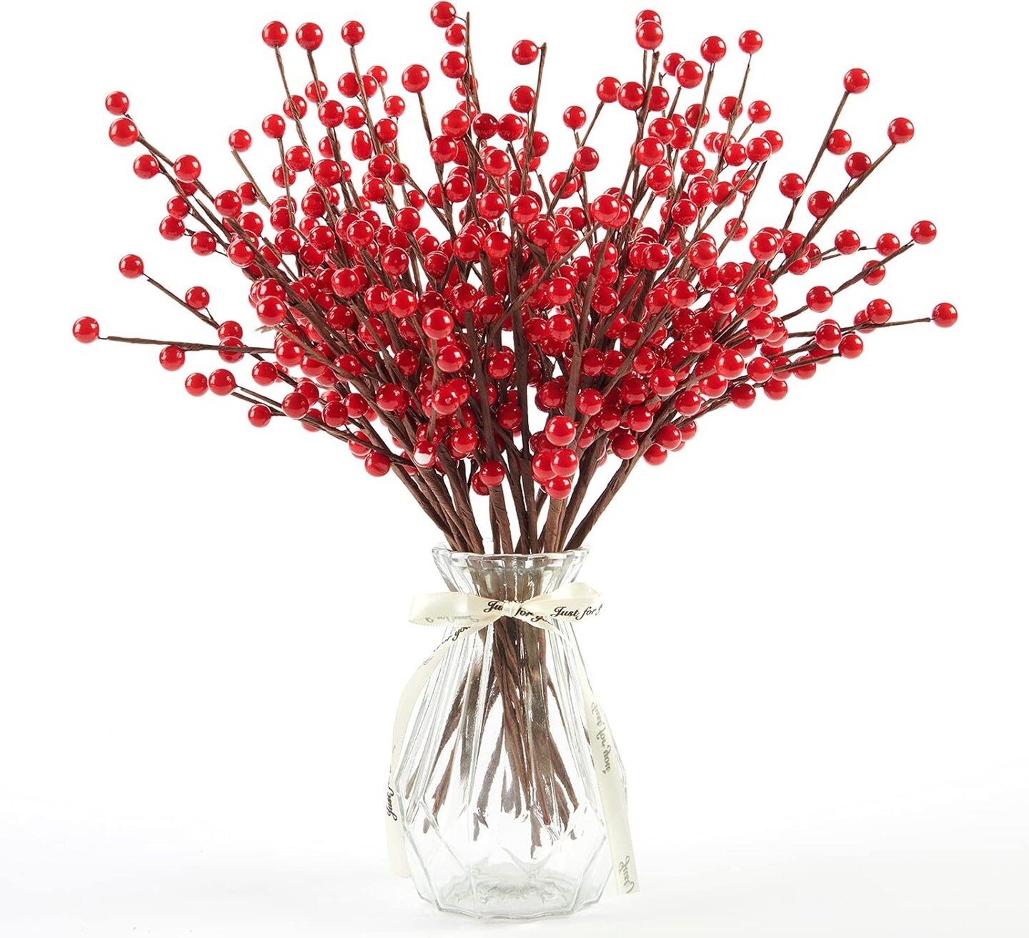 Red Berries Christmas Decor, Picks(12pack)