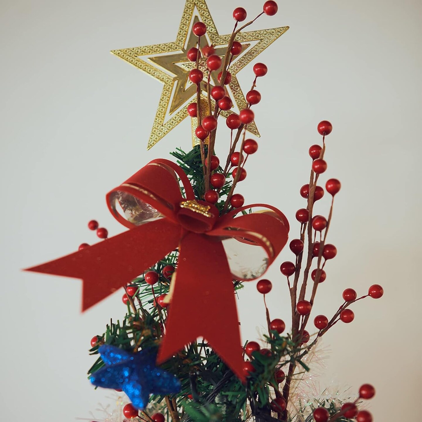 Red Berries Christmas Decor, Picks(12pack)