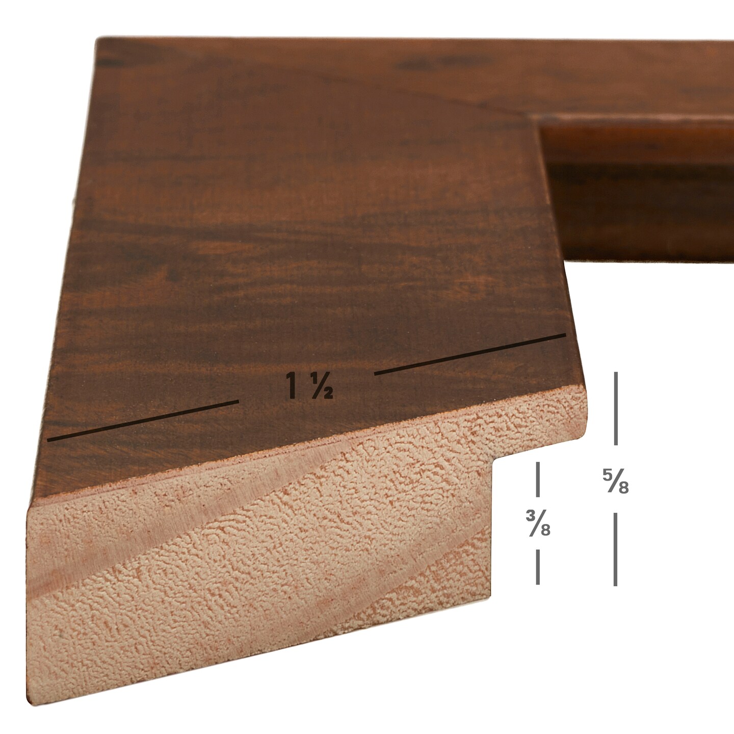 13x19 Innovations 1.5 Inch Wood Moulding, Wall Display Frame for Art, Posters, or Photos wallsthatspeak