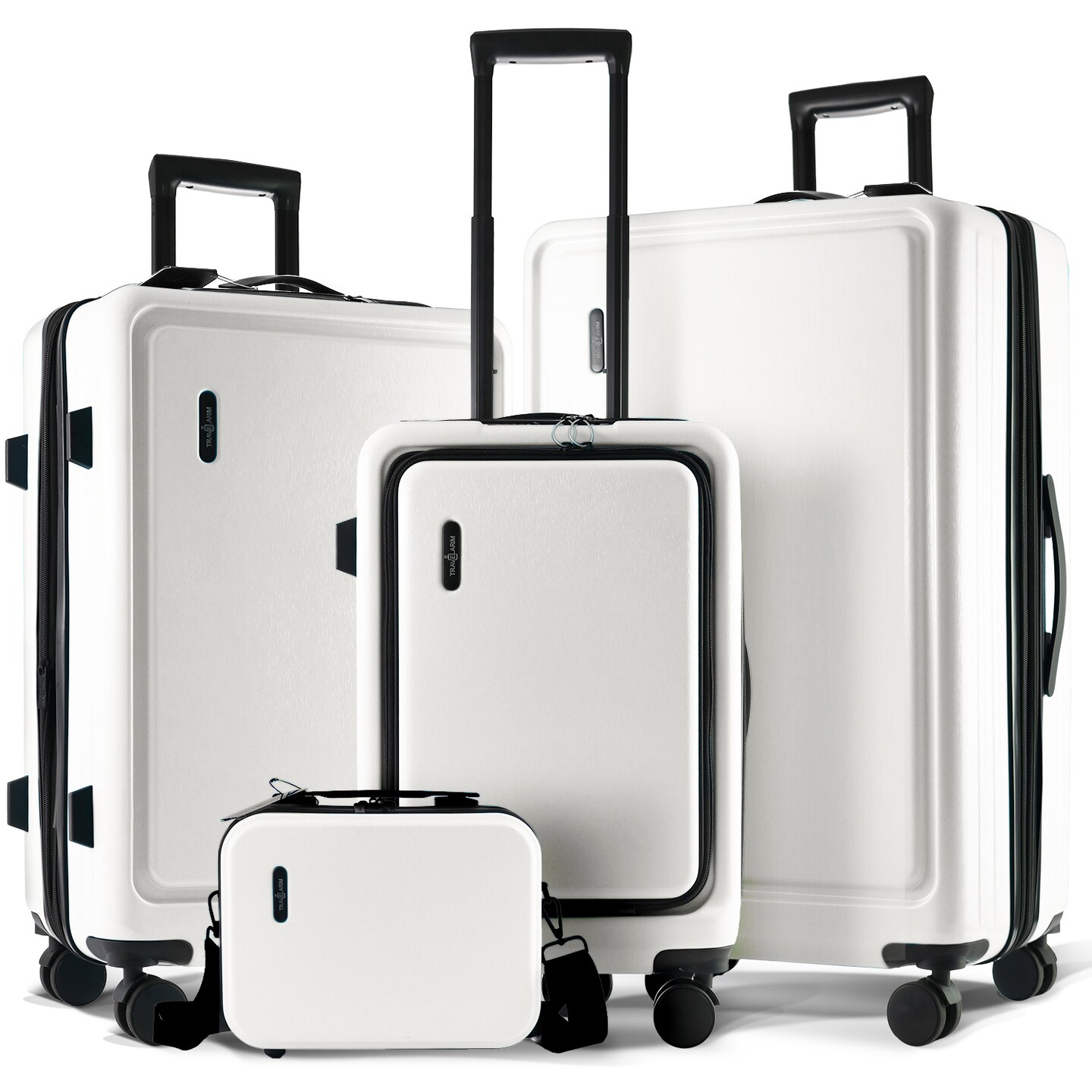 TravelArim Luggage Set, Color: White, Count: 4 pc full set | Michaels