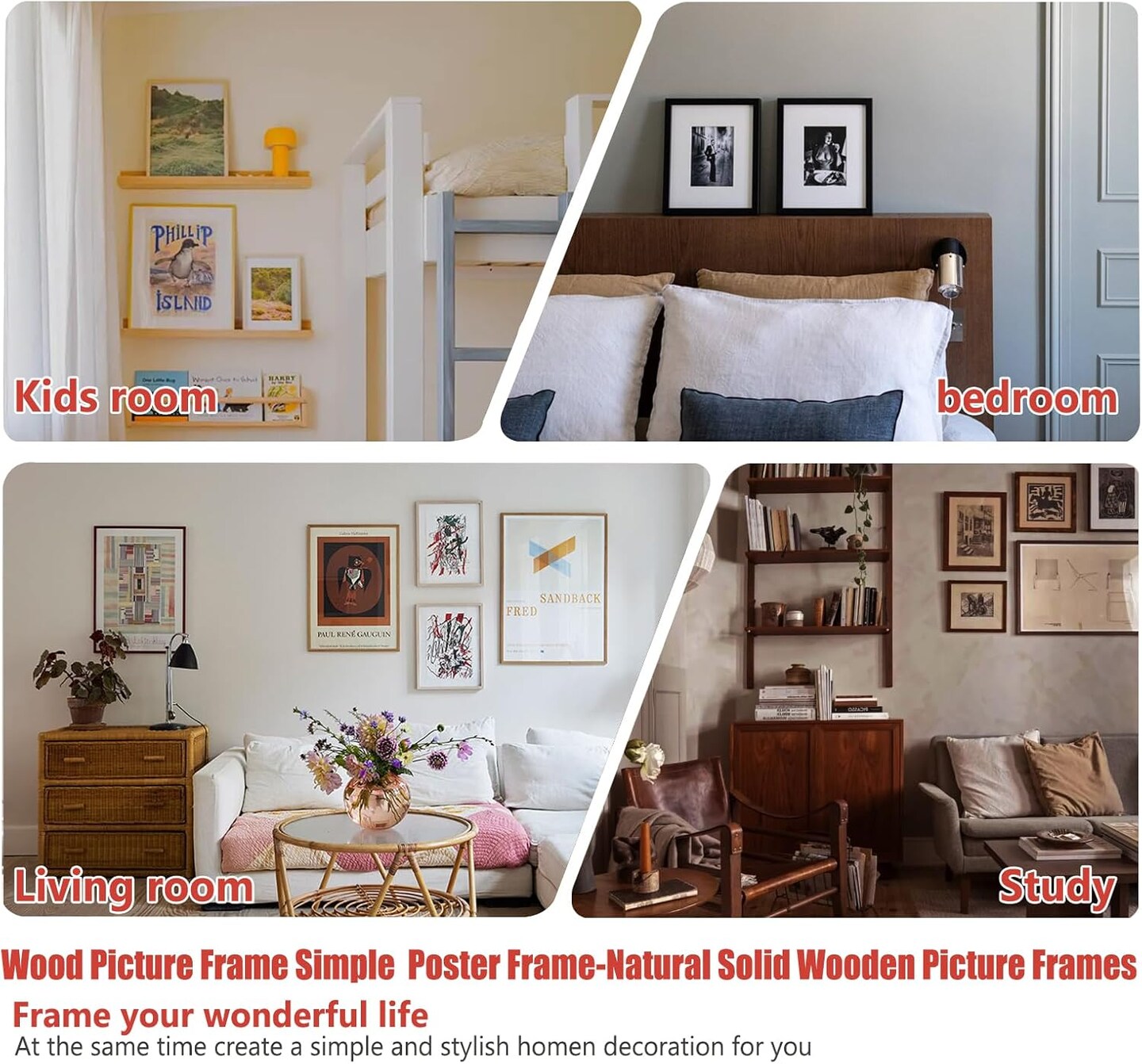 12x16 Picture Frame in Walnut- Use as 8.5x11 certificate frame with Mat or 12x16 Frame Without Mat -Modern Style Wood Composite Frame, with Tempered Glass - diploma frame Formats for Wall