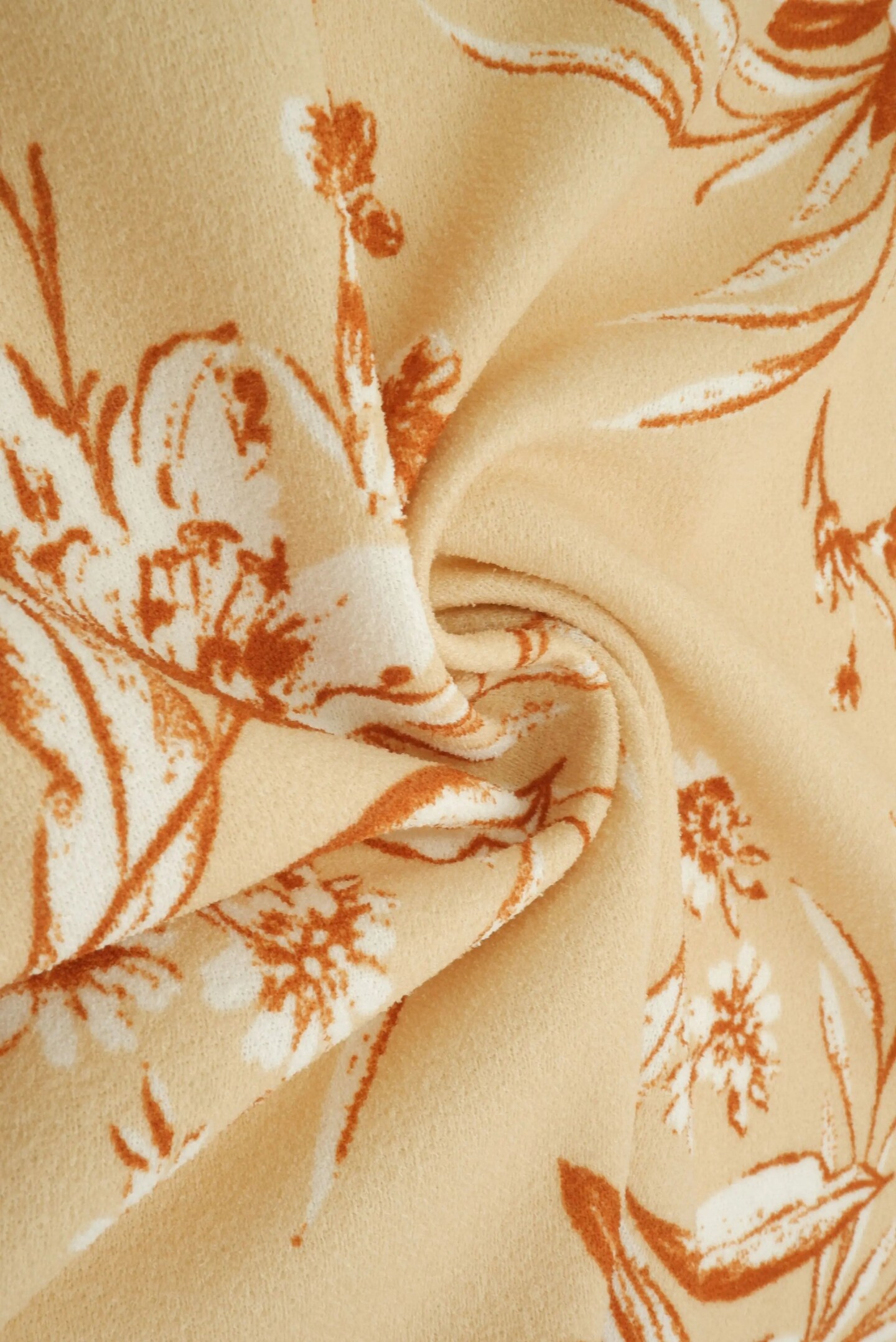 Floral Techno Crepe Fabric, Stretch Polyester Flower Print, 58/60" Wide