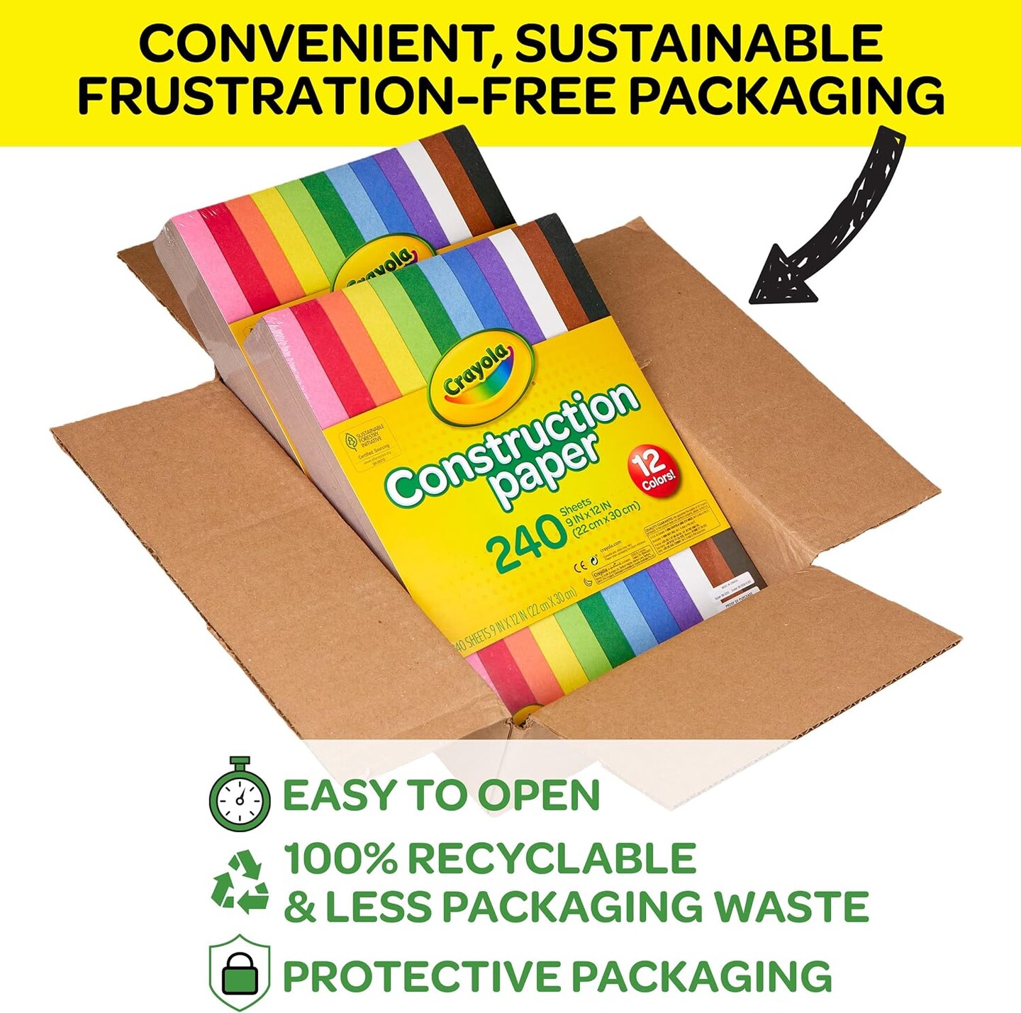 Crayola Construction Paper - 480ct (2pck)