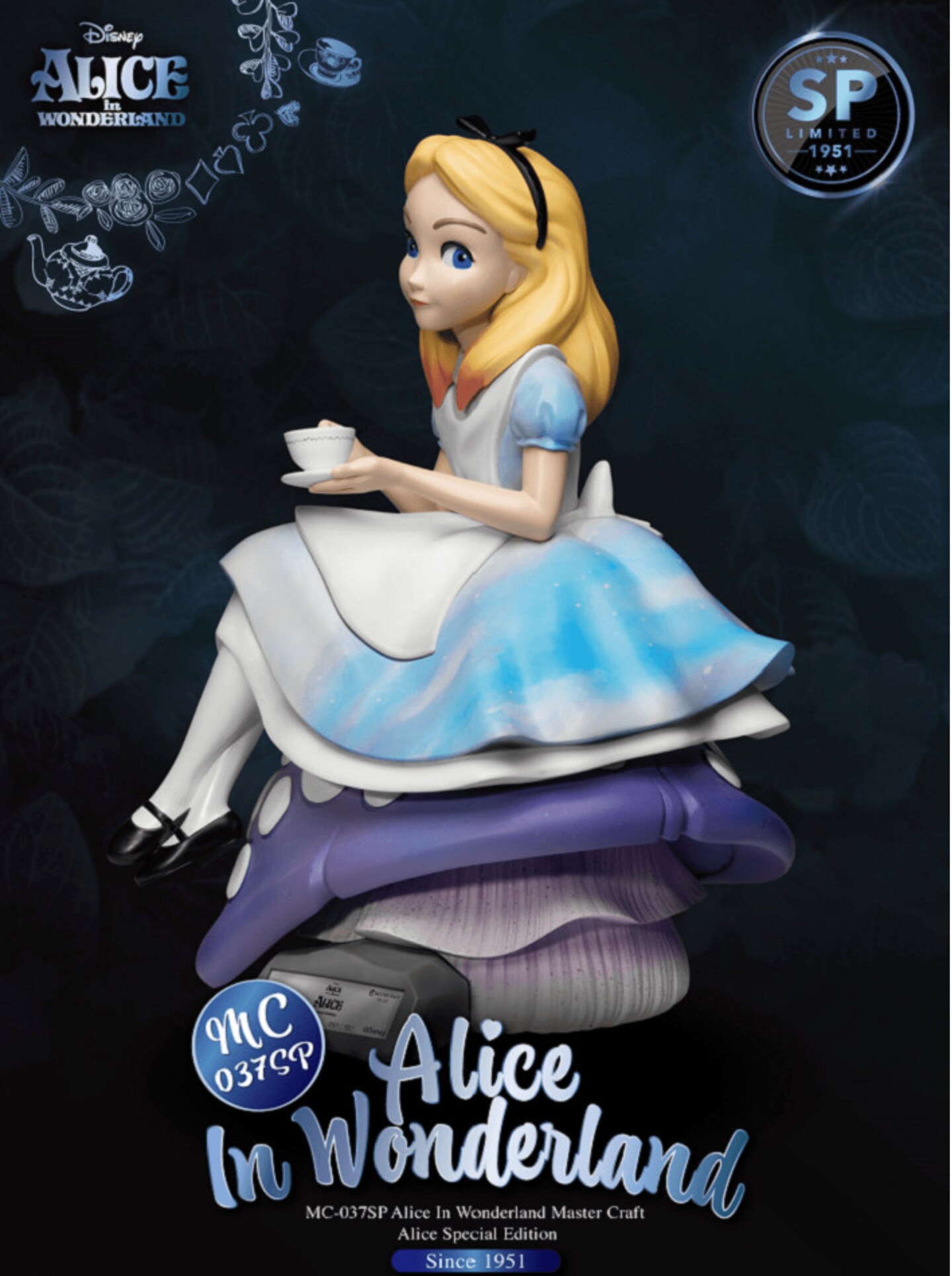 Alice In Wonderland Special Edition Master Craft Statue Table Top