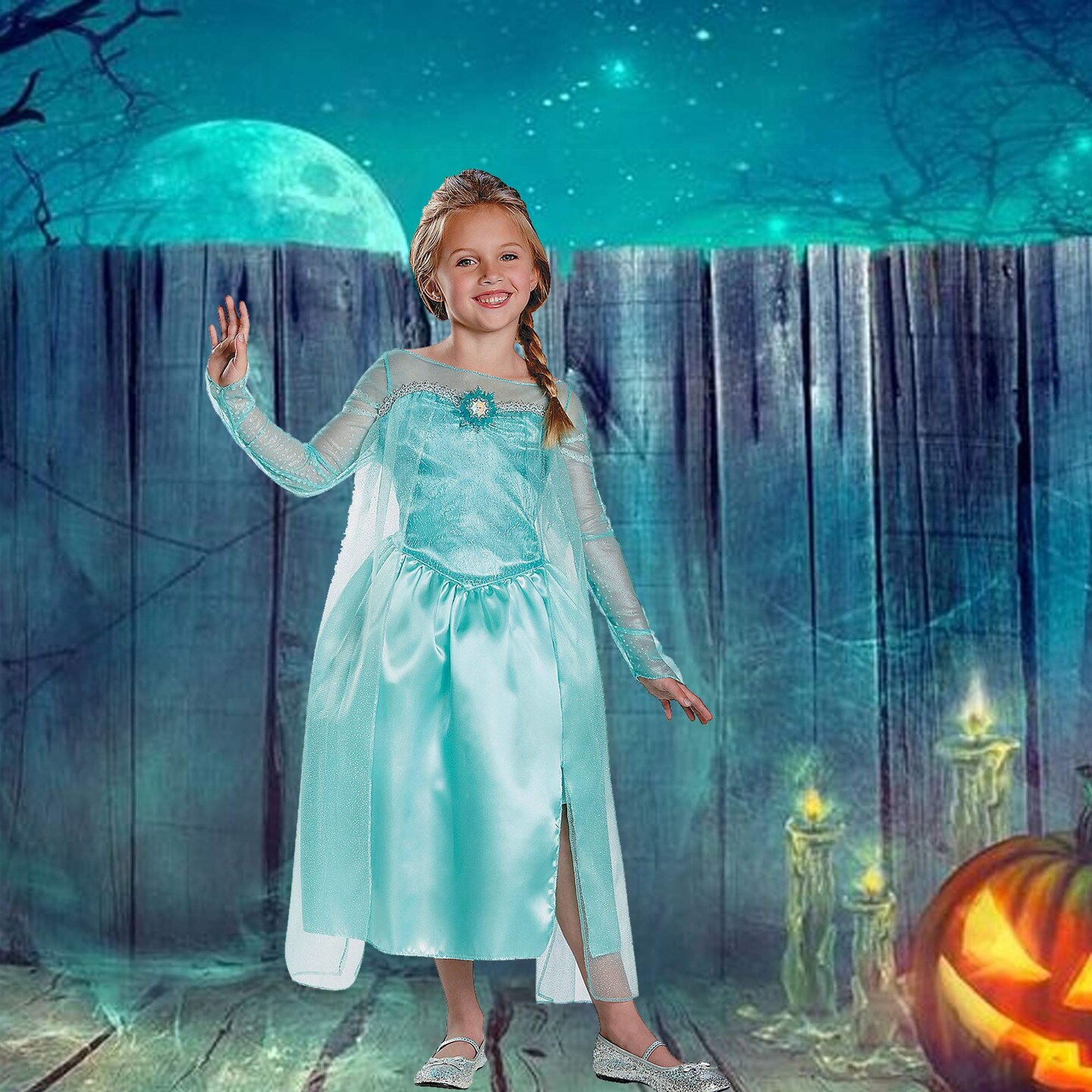 Girls Frozen Elsa Snow Queen Costume Perfect for Halloween, Size: Child  Small (4 - 6X) | Michaels