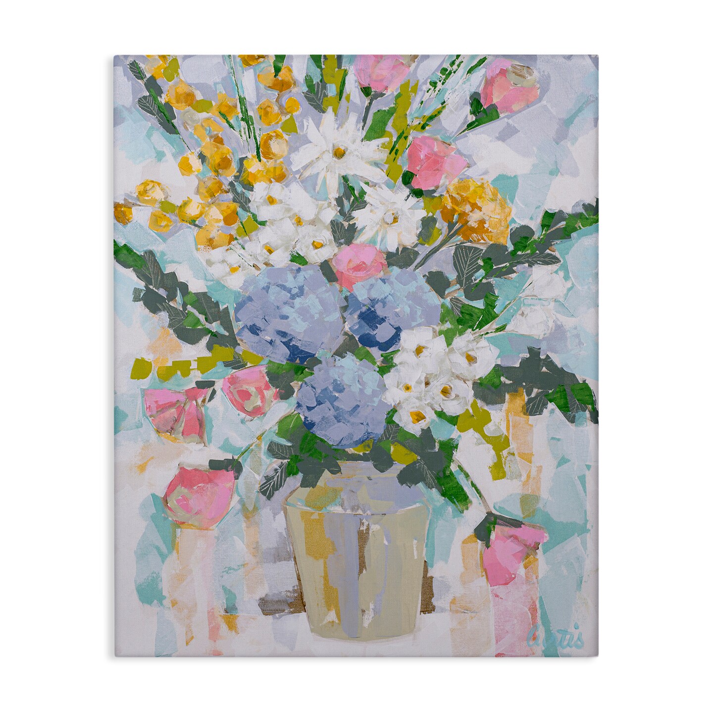 Stupell Industries Pastel Abstract Bouquet Canvas Design by Joan Curtis