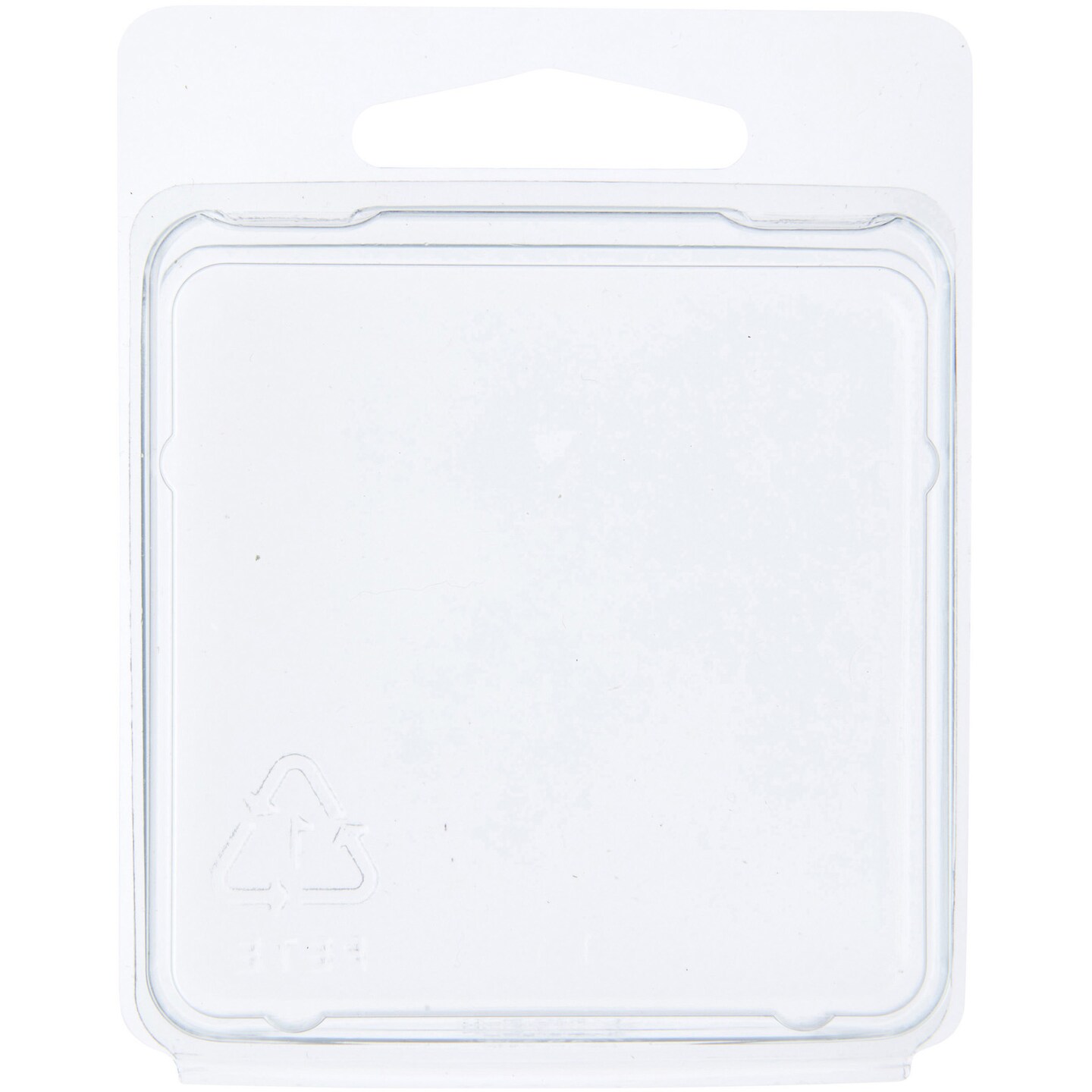 Collecting Warehouse Clear Plastic Clamshell Package / Storage Container, 2.375" H x 2.375" W x 0.625" D