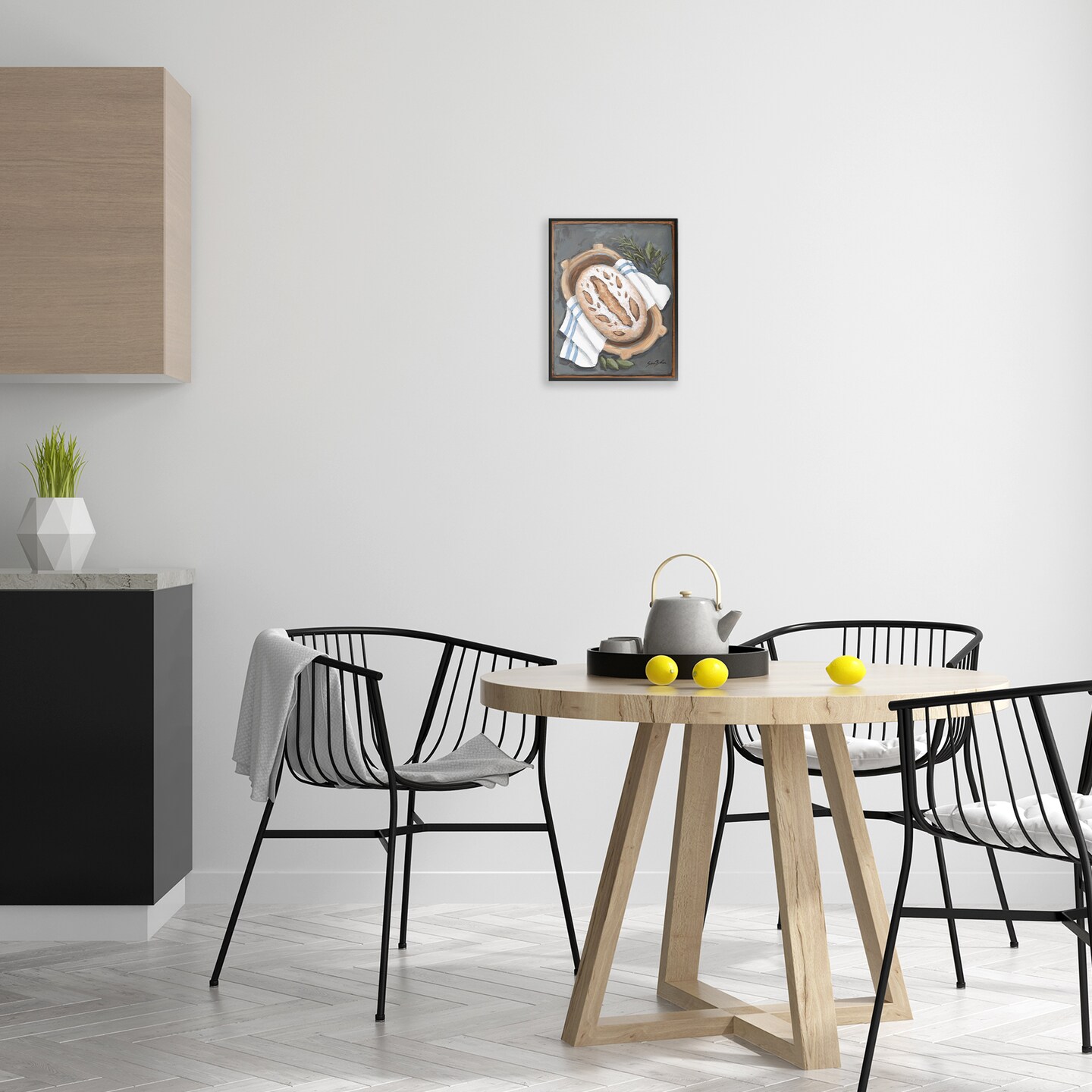 Stupell Industries Bread Baking Basket Framed Giclee Design by Sara Baker