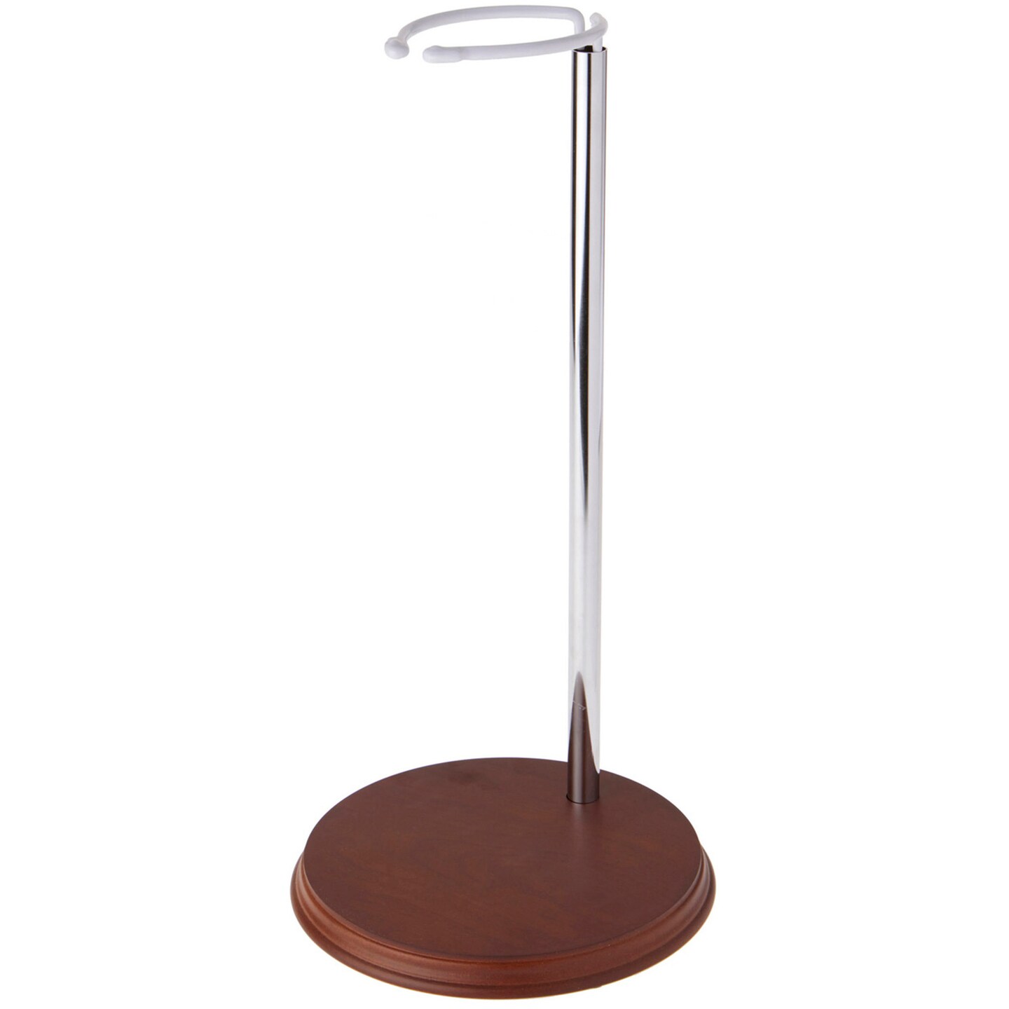 Bard&#x27;s 54-0059 Chrome and Wood Doll Stand, Fits 24 to 40 inch Slim Waist Dolls, Waist is 2.25 to 3.5 inches Wide