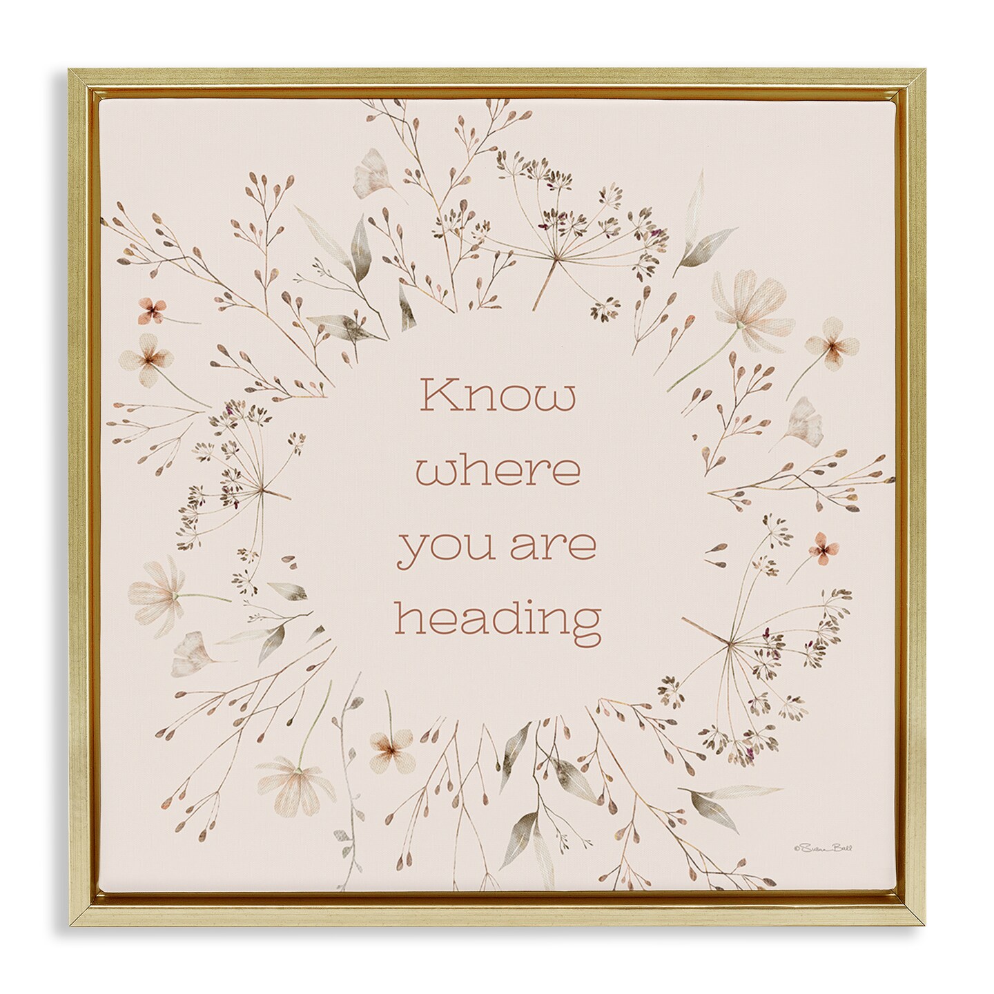Stupell Industries Know Where You Are Heading Floating Frame Design by ...