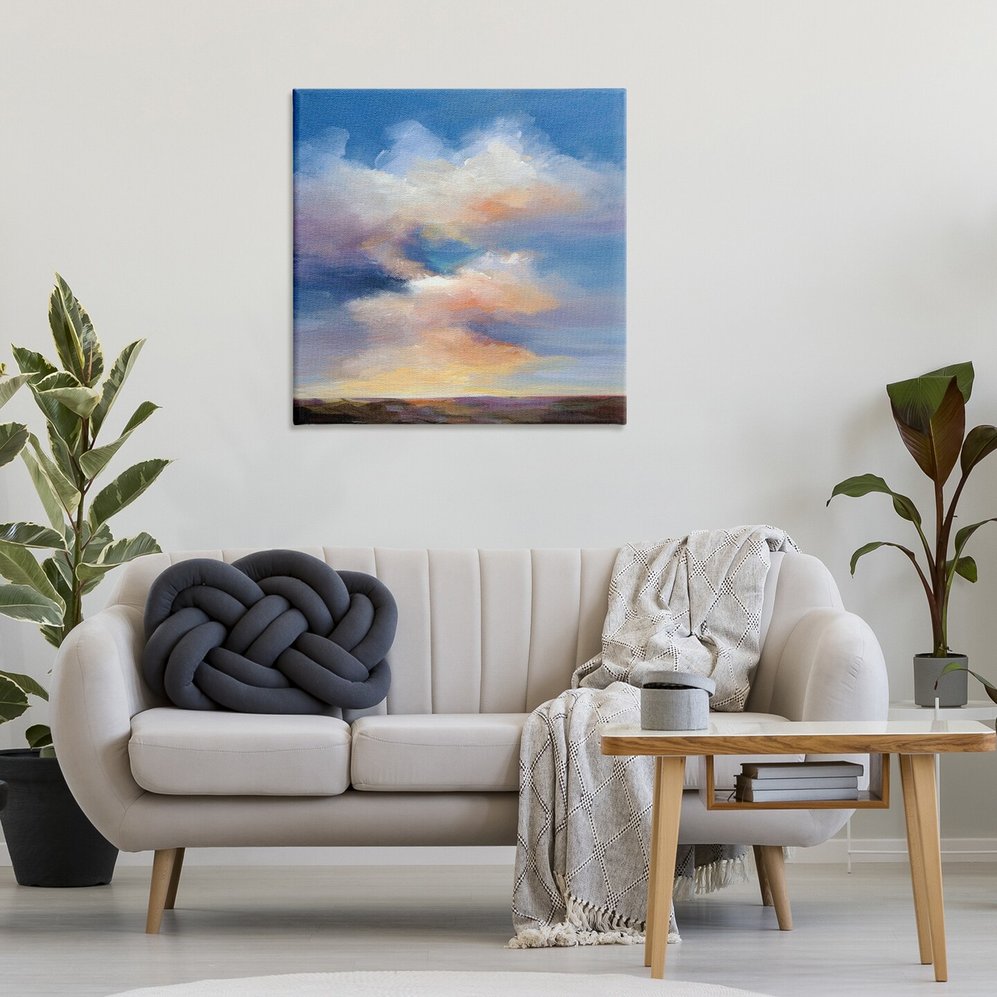 Stupell Industries Luminous Sunset Clouds Canvas Design by Karen Hale