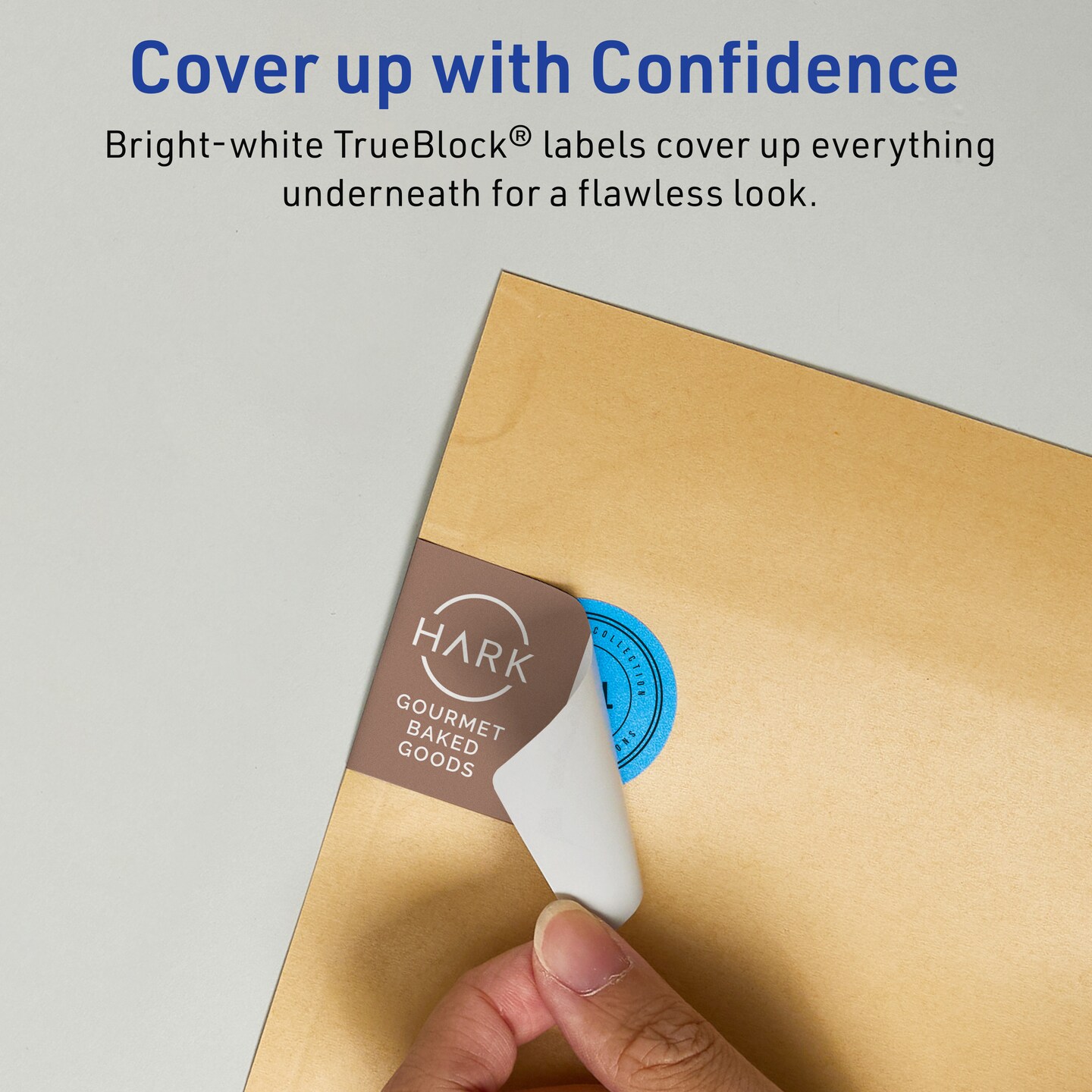 Avery TrueBlock Matte White Paper Labels, 2" x 3-1/2" Rectangle