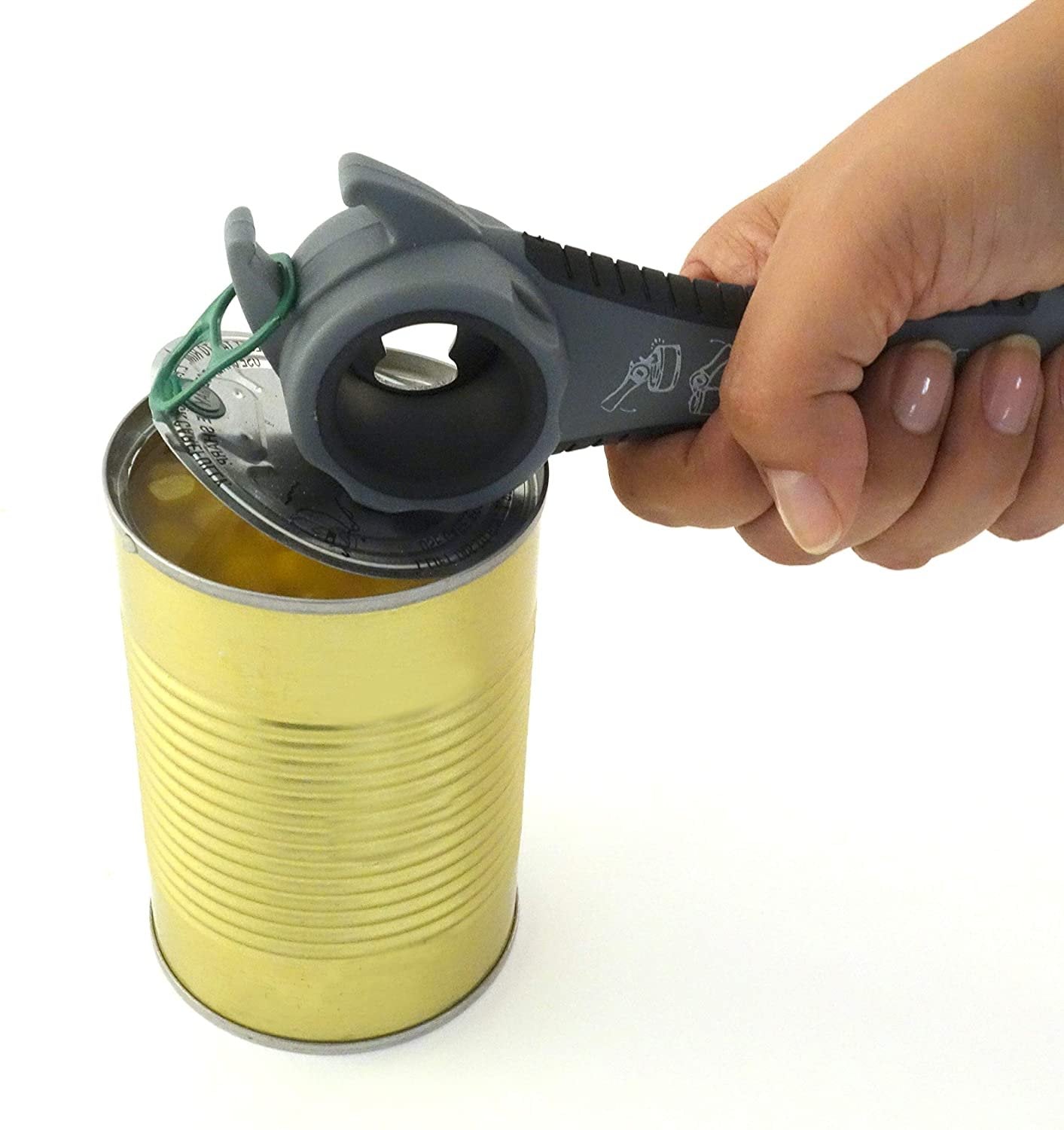 Norpro Jar Lid Gripper Opener and 5-in-1 Pop Can / Beer Bottle Opener Combo