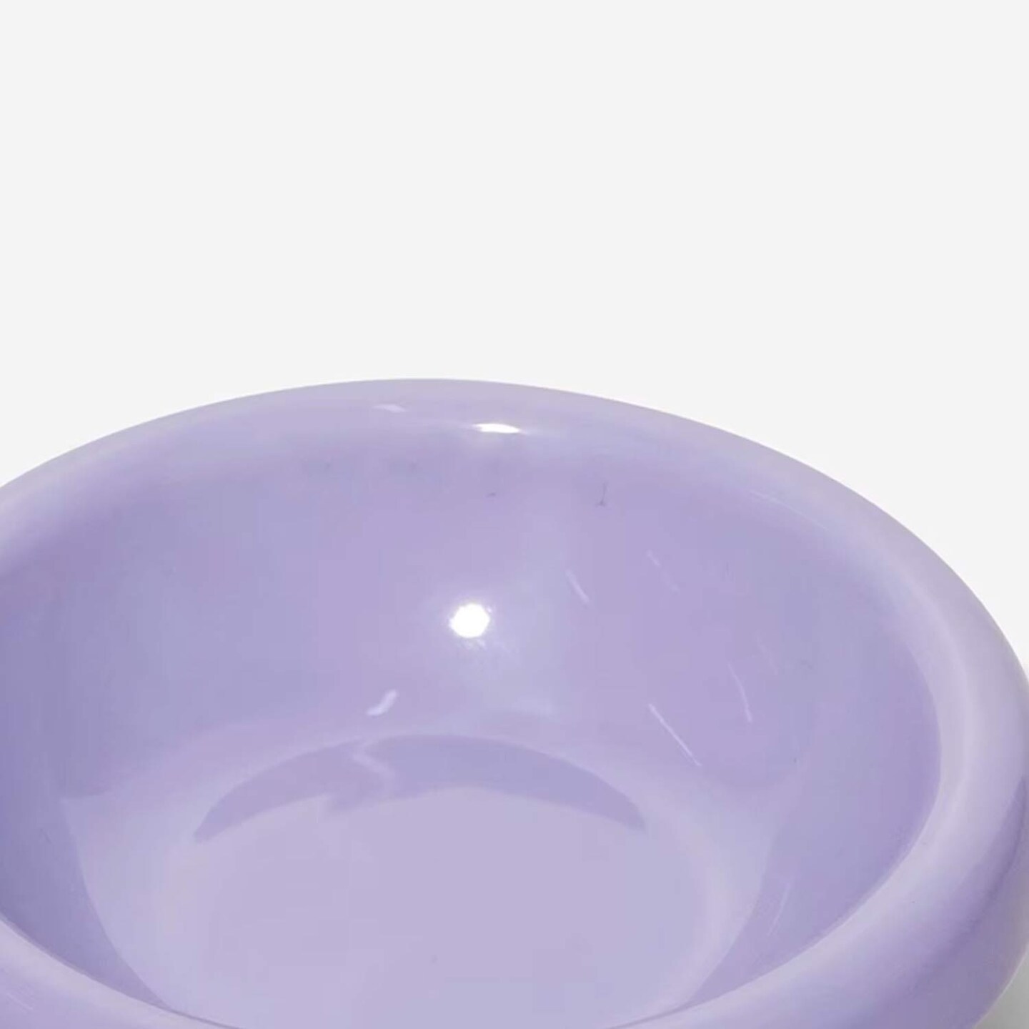 Cotton Blue Handcrafted Ceramic Pet Bowl Eco Friendly Glossy Finish Feeding Dish