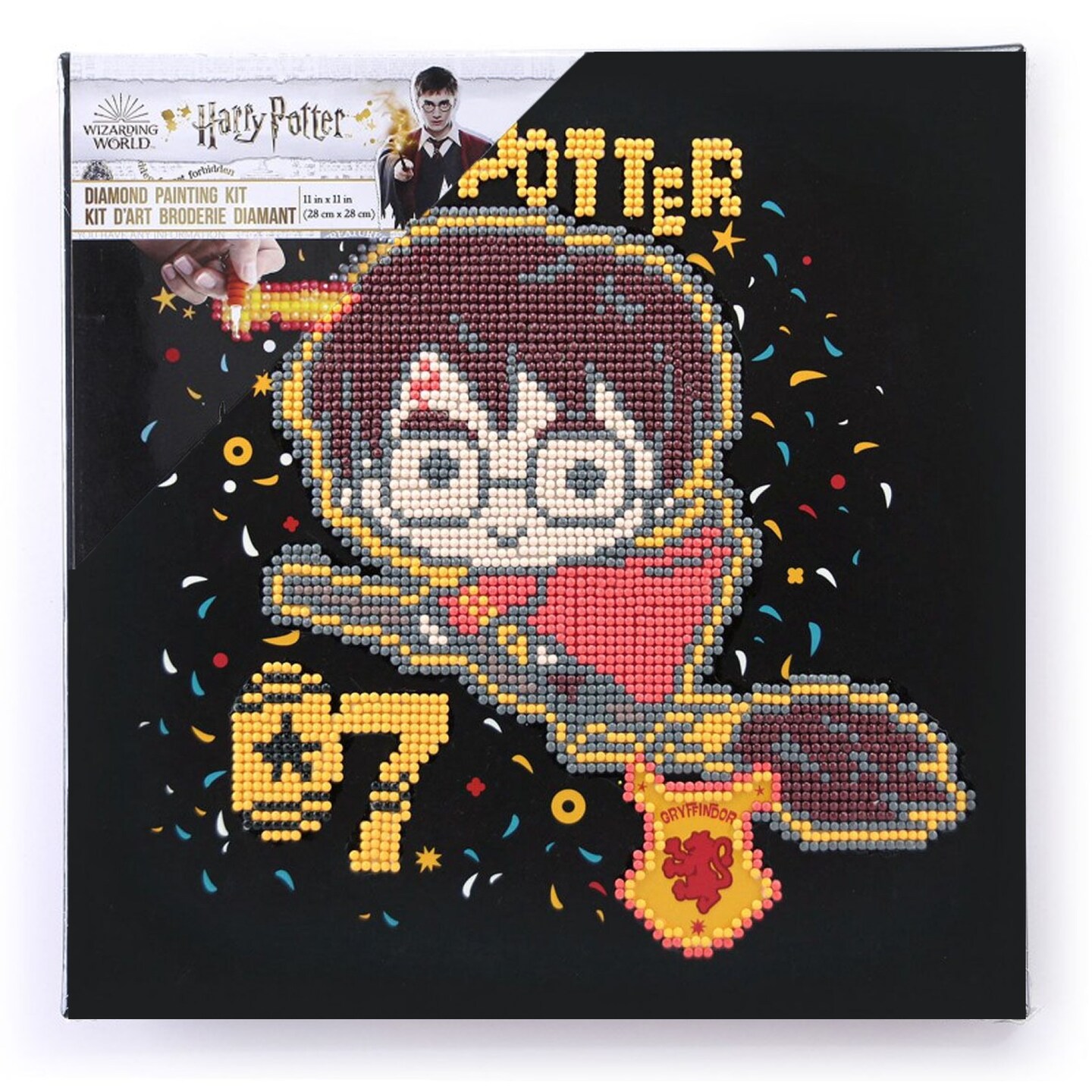 Diamond Dotz Box Harry Potter Box Diamond Painting Kits for Adults - Diamond Art Kits a Relaxing Creative Craft Kit with Dotz Gems