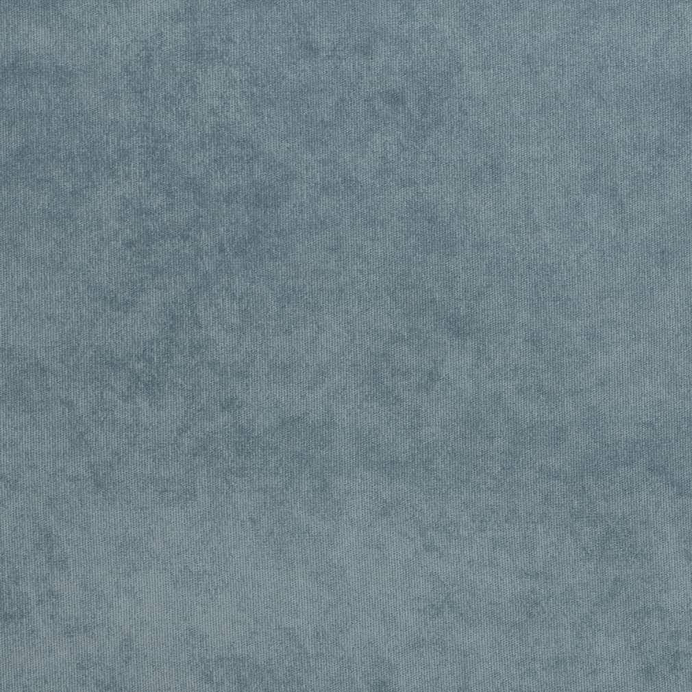 Blue Fade Resistant Plain Microfiber Velvet Upholstery Fabric by The Yard - SKU: Hailey Sky