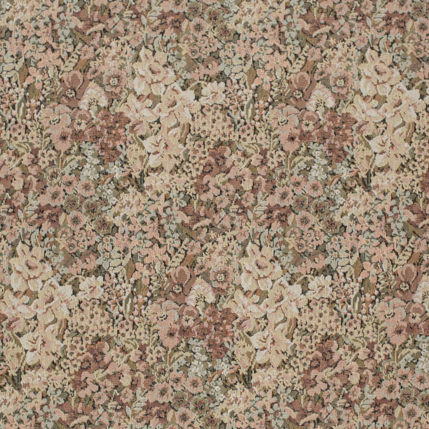 Blush Pink Performance Grade Tapestry Woven Pattern Upholstery Fabric by The Yard - SKU: Petunia Pink