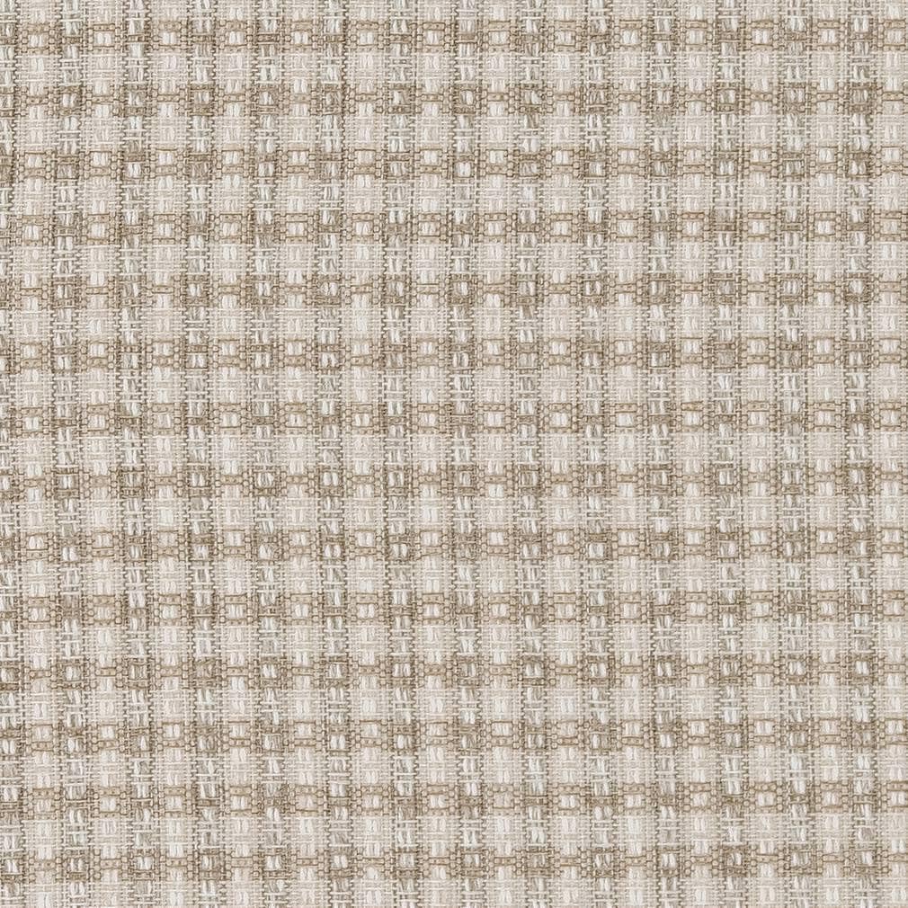 Natural Stain Resistant Performance Pet Friendly Check Small Scale Woven Pattern Upholstery Fabric by The Yard - SKU: Rory Oyster