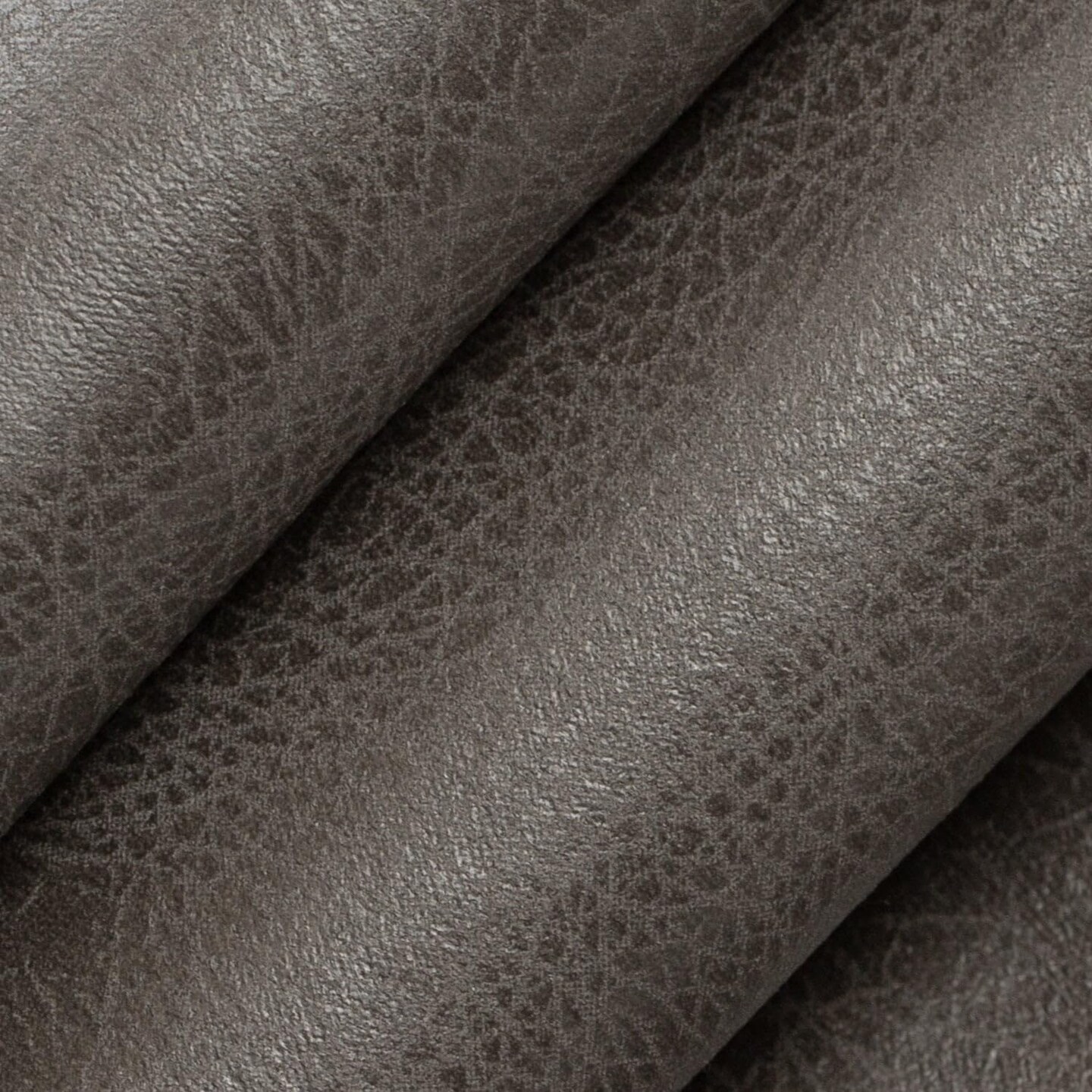 Silver Grey Performance Grade Vinyl Plain Solid Upholstery Fabric by The Yard - SKU: Massimo Steel