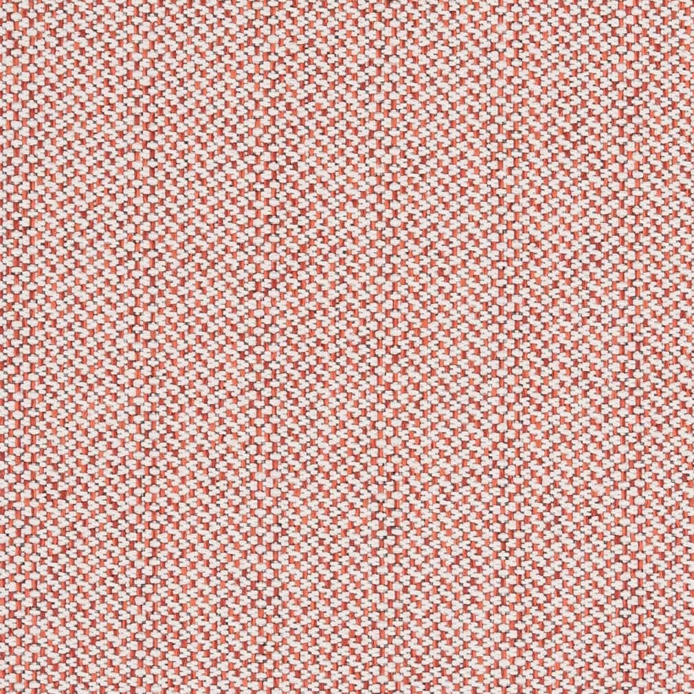 Orange Stain Resistant Performance Pet Friendly Textured Tweed Upholstery Fabric by The Yard - SKU: Salem Mandarin