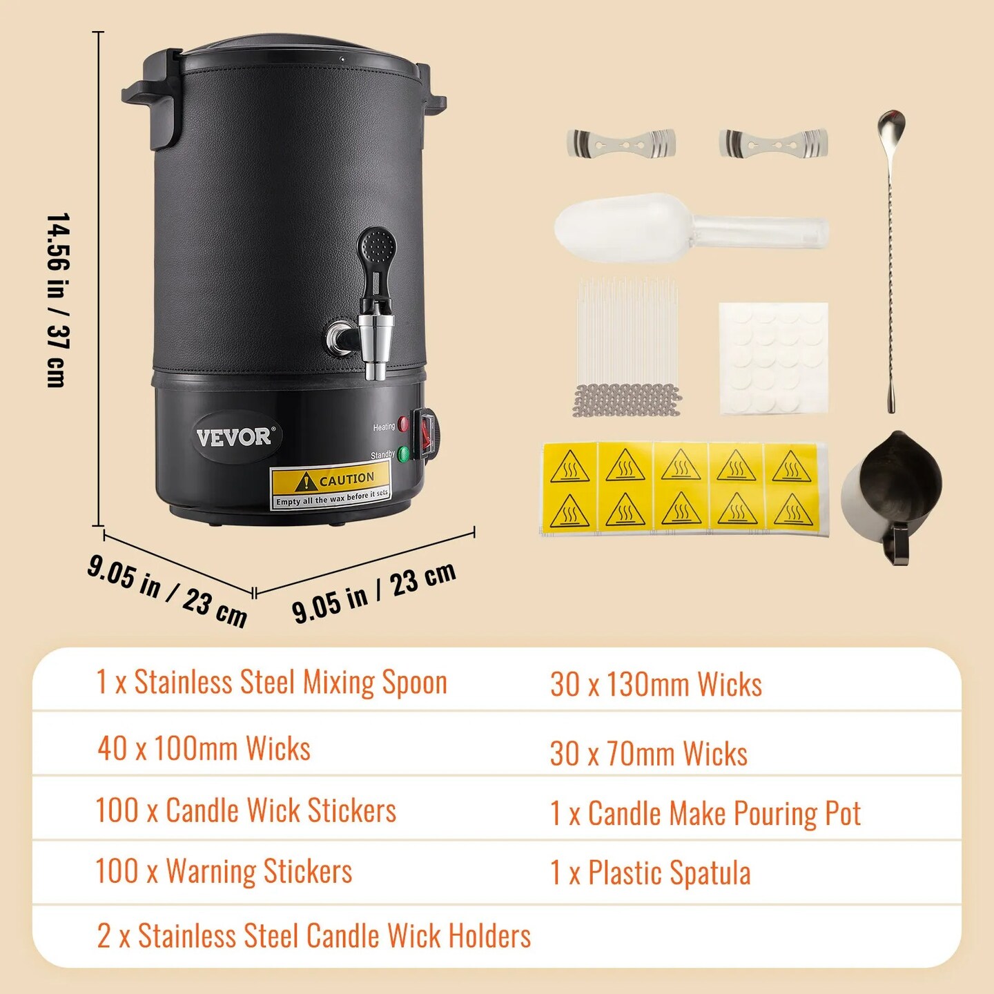 6.5L Wax Melter for Candle Making