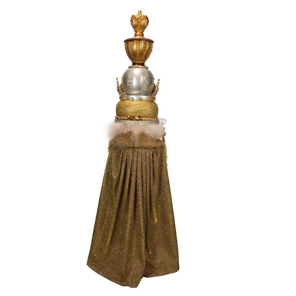 Kurt Adler 36-Inch Hollywood Gold King Nutcracker